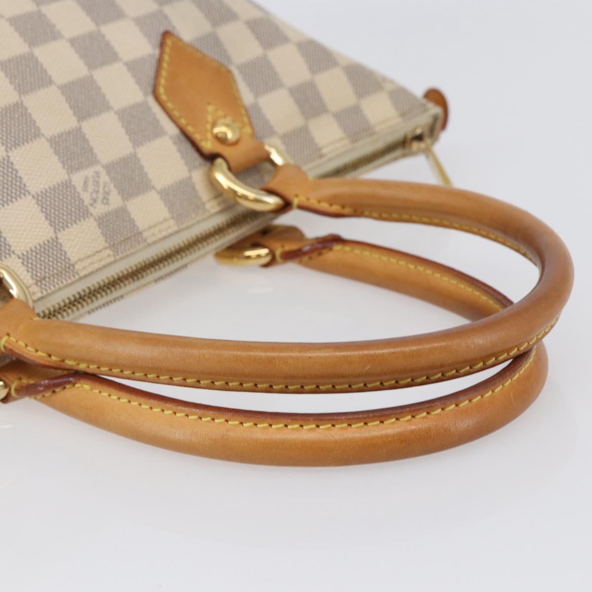 LOUIS VUITTON Damier Azur Saleya PM Tote Bag N51186 LV Auth 144671