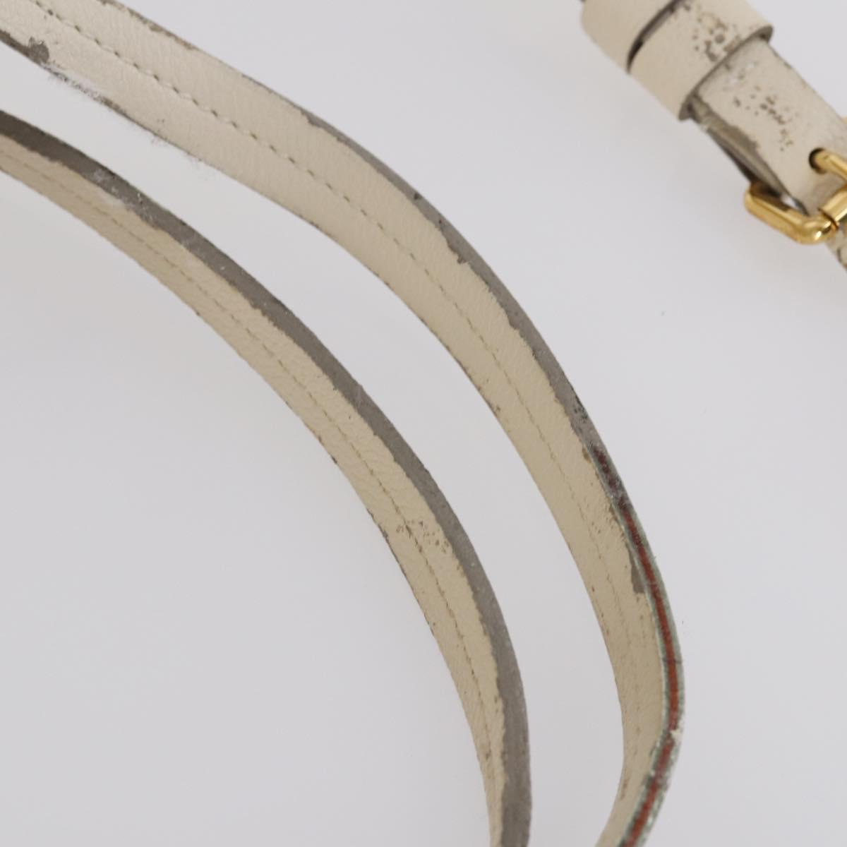 LOUIS VUITTON Monogram Empreinte Lumineuse PM Bag 2way White M93411 Auth 144673