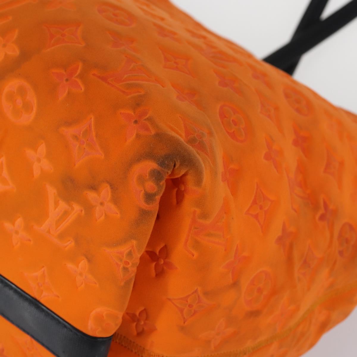 LOUIS VUITTON Cruise Line Scuba MM Tote Bag Orange M92803 LV Auth 144674