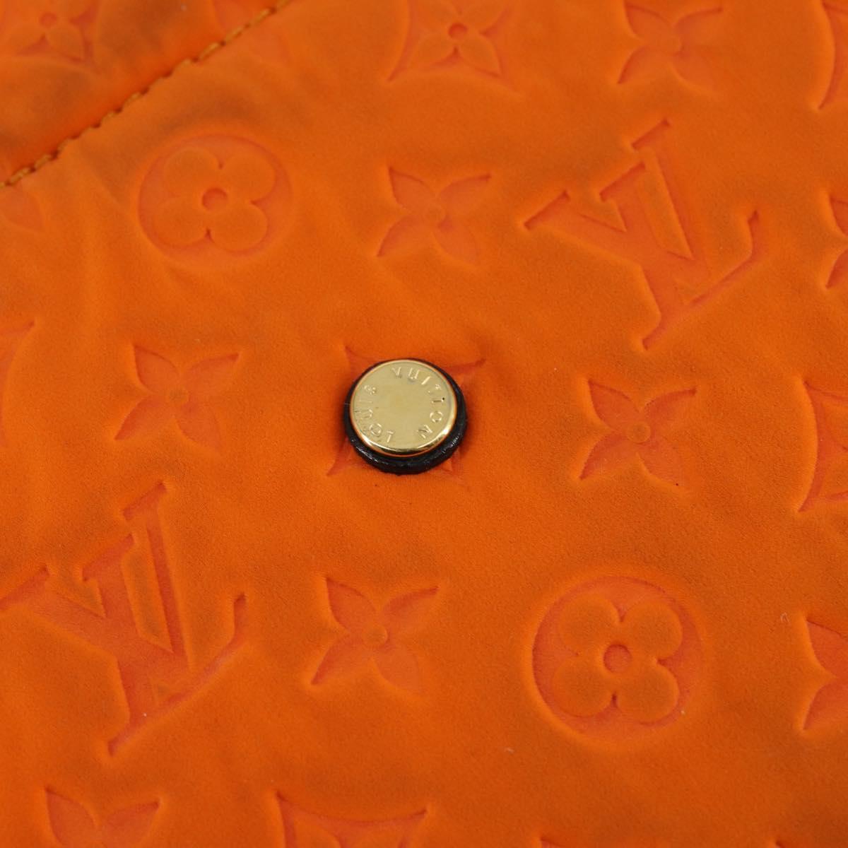 LOUIS VUITTON Cruise Line Scuba MM Tote Bag Orange M92803 LV Auth 144674