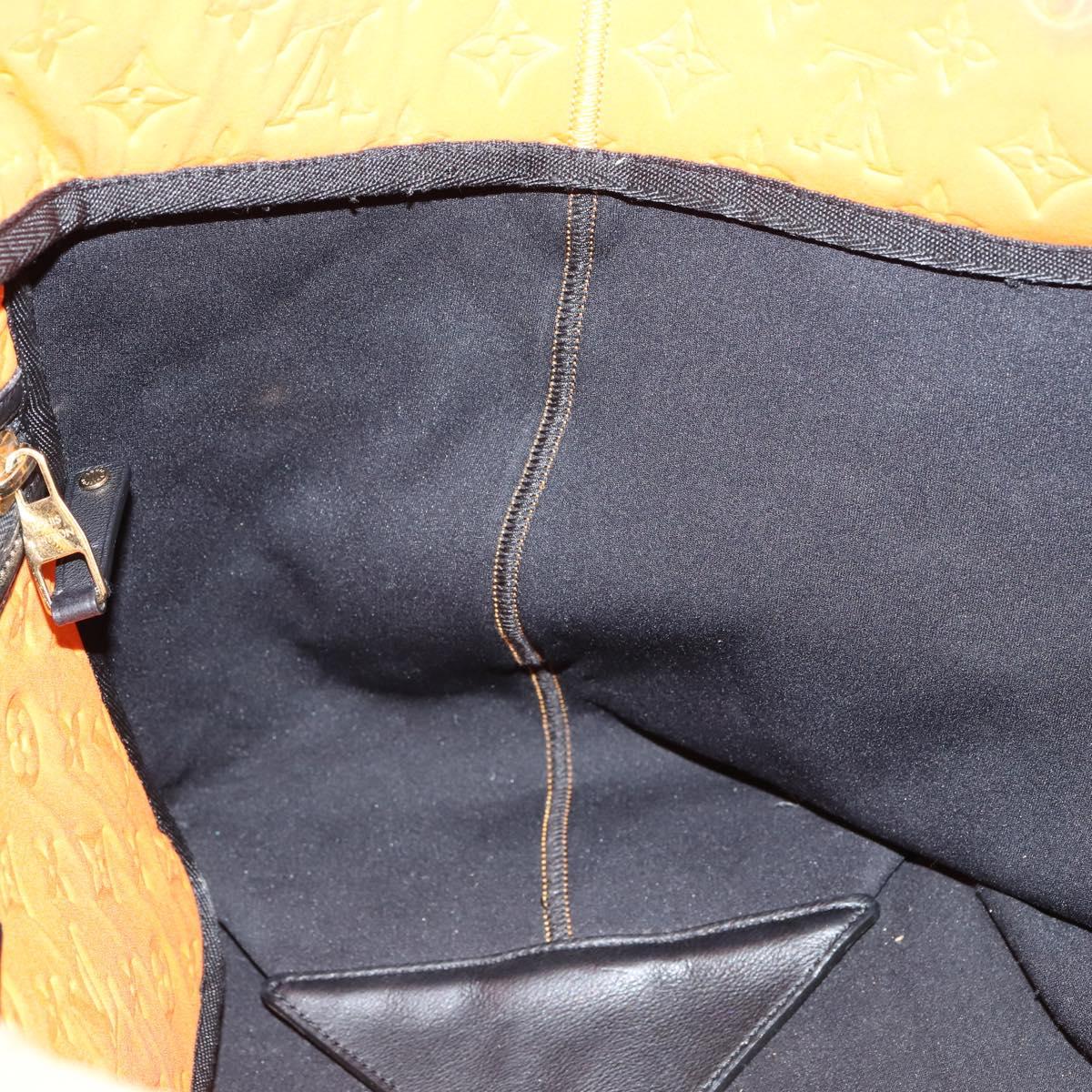 LOUIS VUITTON Cruise Line Scuba MM Tote Bag Orange M92803 LV Auth 144674