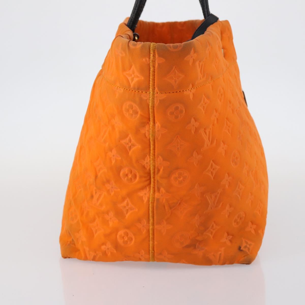 LOUIS VUITTON Cruise Line Scuba MM Tote Bag Orange M92803 LV Auth 144674
