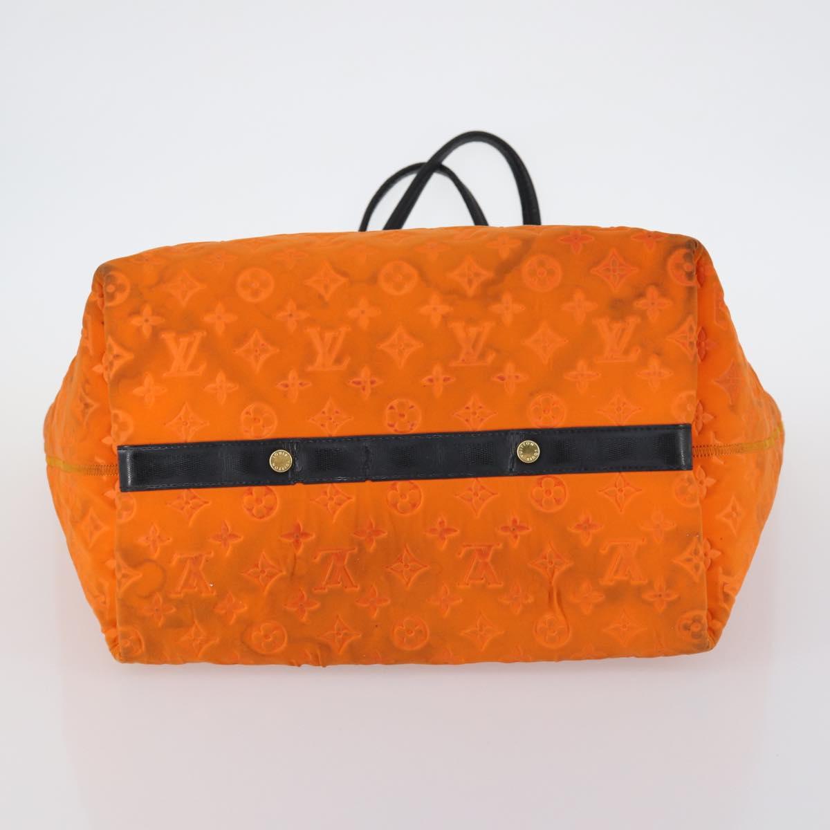 LOUIS VUITTON Cruise Line Scuba MM Tote Bag Orange M92803 LV Auth 144674
