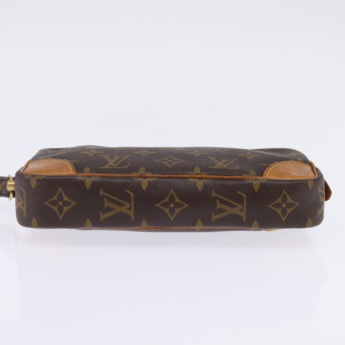 LOUIS VUITTON Monogram Marly Dragonne PM Clutch Bag M51827 LV Auth 144677