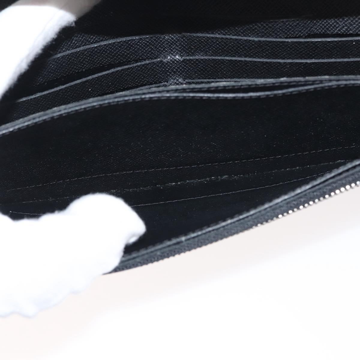 LOUIS VUITTON Damier Graphite Portefeuille Accordion Wallet N60023 Auth 144679