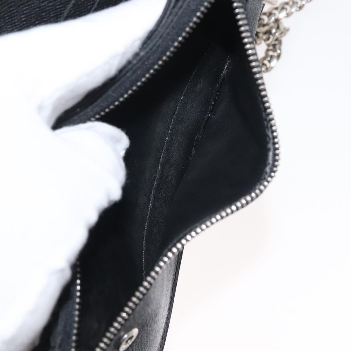 LOUIS VUITTON Damier Graphite Portefeuille Accordion Wallet N60023 Auth 144679