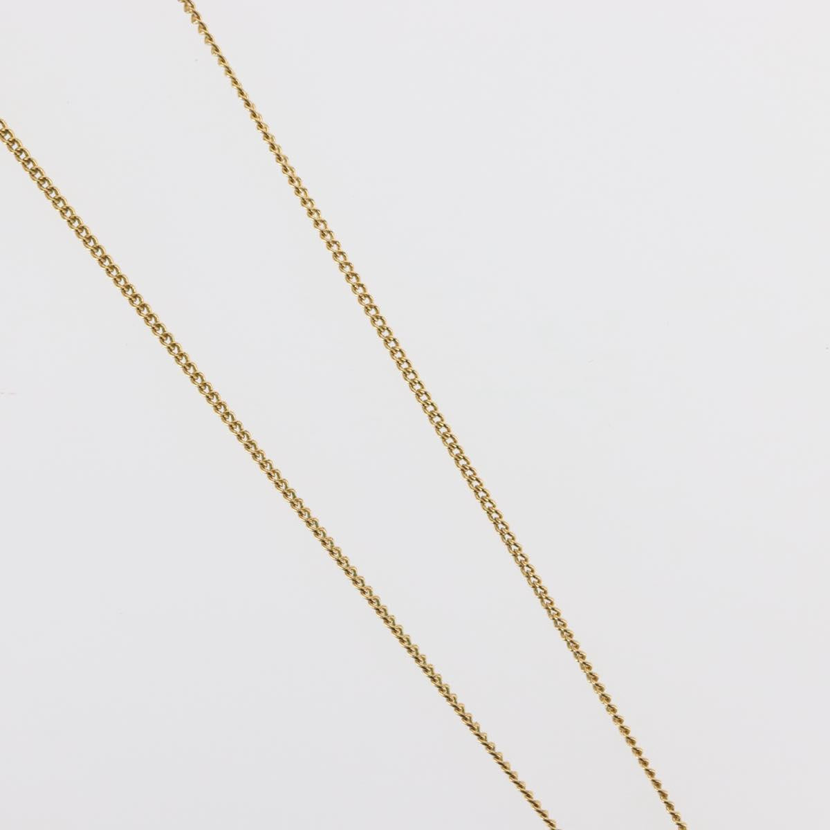 Christian Dior Necklace metal Gold Auth 144689