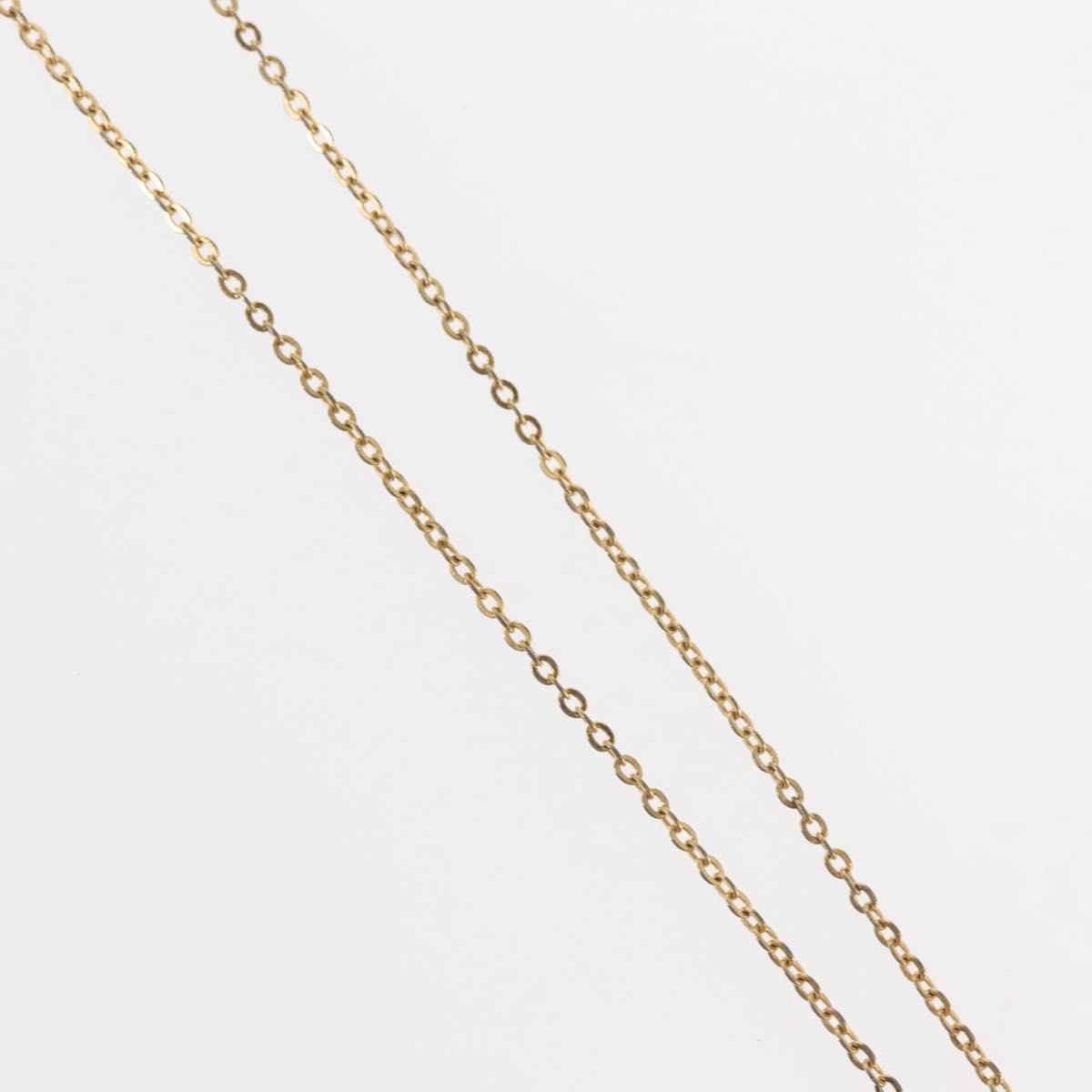 Christian Dior Necklace metal Gold Auth 144690