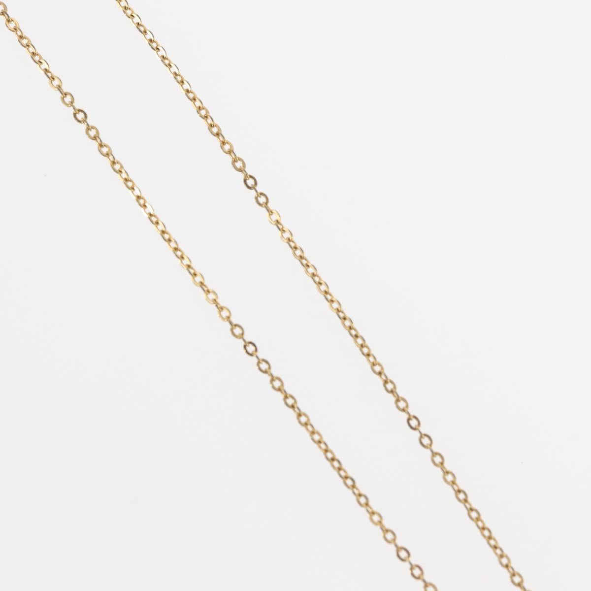 Christian Dior Necklace metal Gold Auth 144690