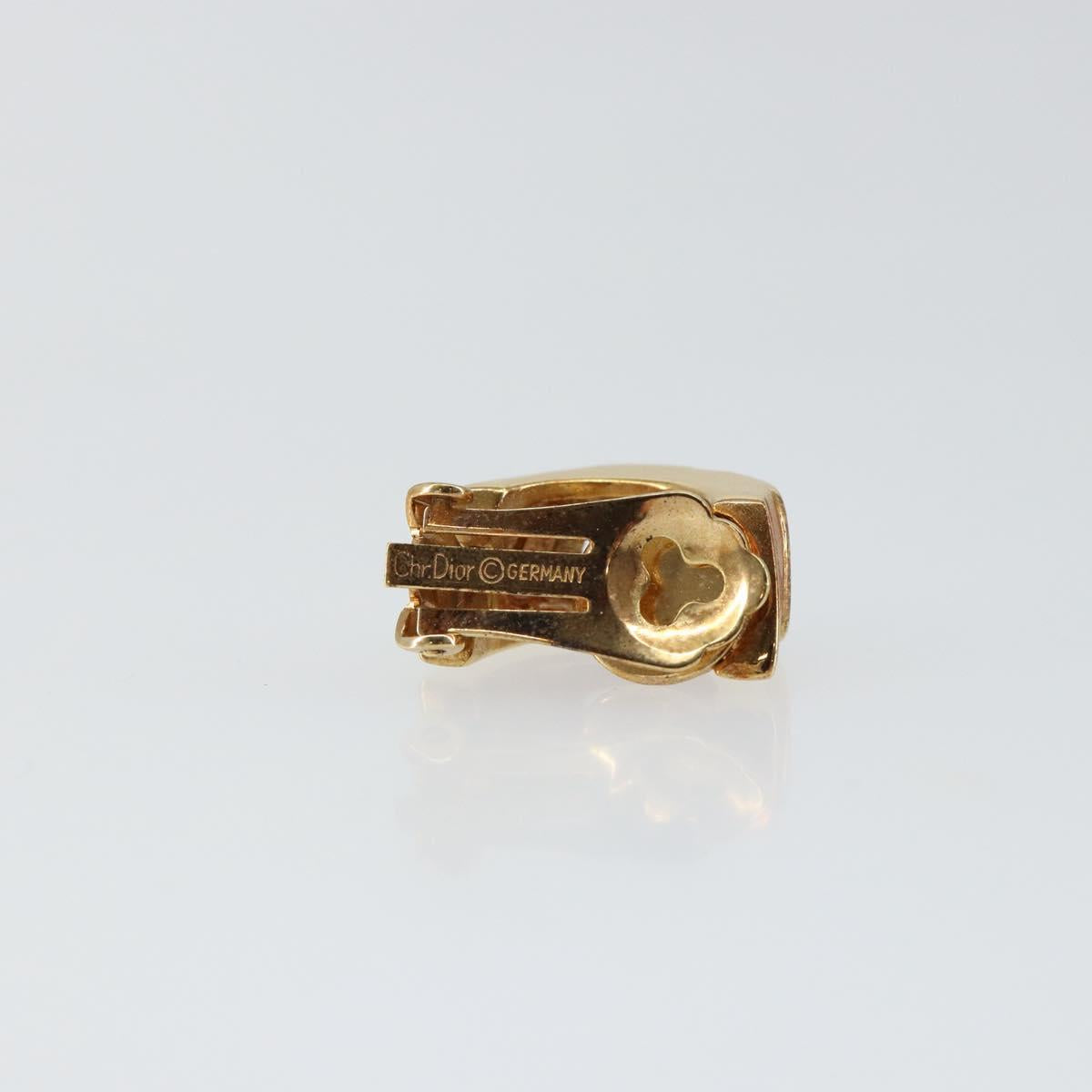 Christian Dior Earring metal Gold Auth 144694