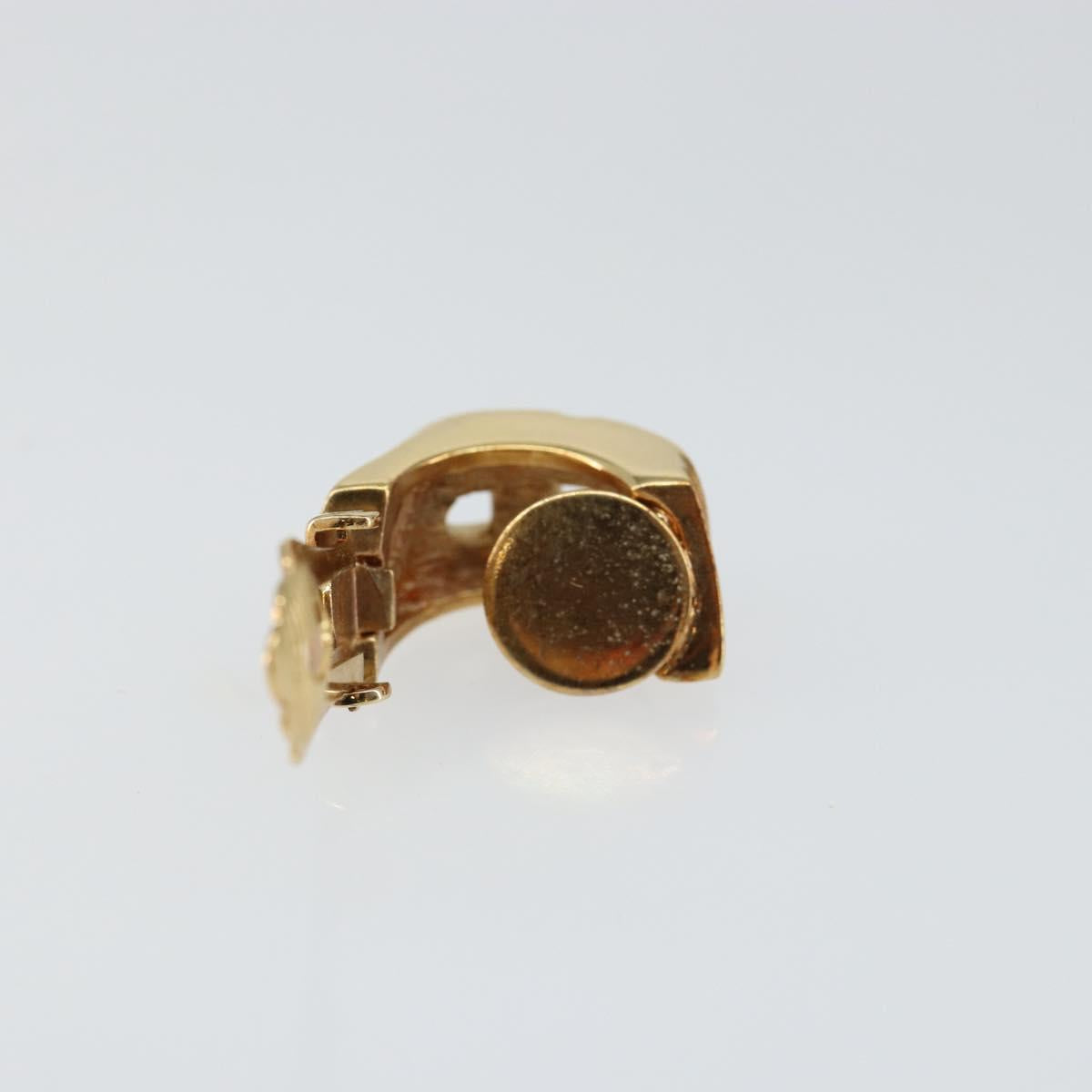 Christian Dior Earring metal Gold Auth 144694