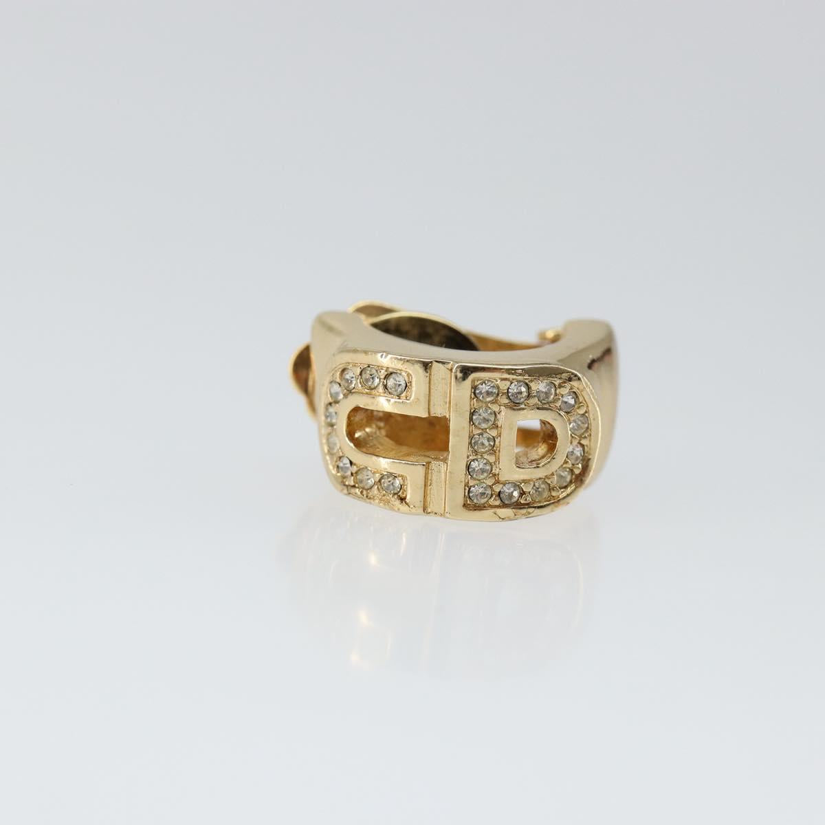 Christian Dior Earring metal Gold Auth 144694