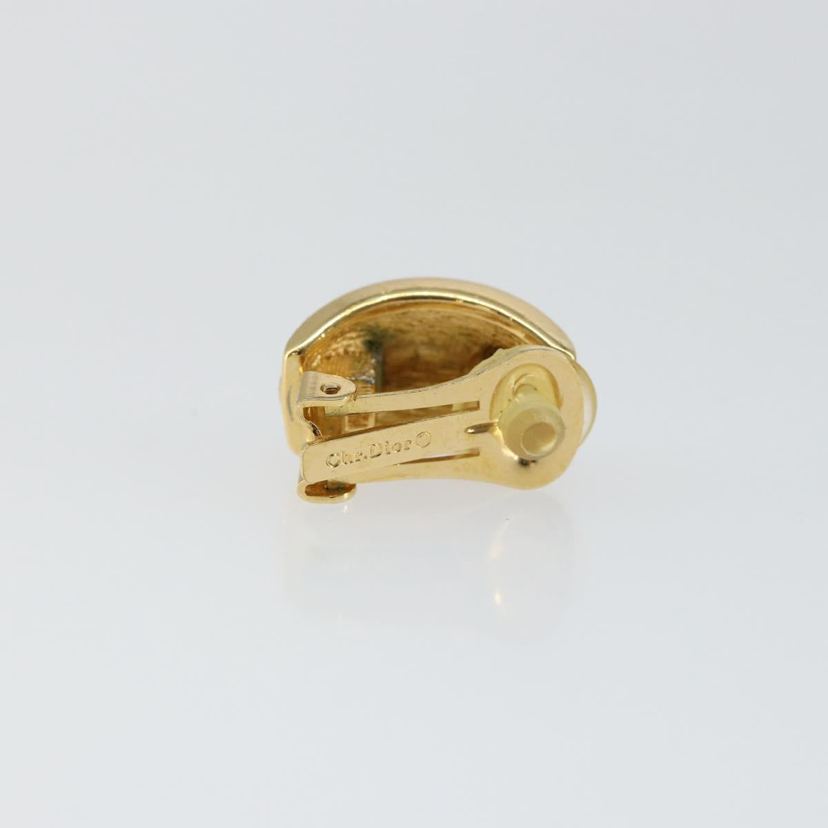 Christian Dior Earring metal Gold Auth 144695