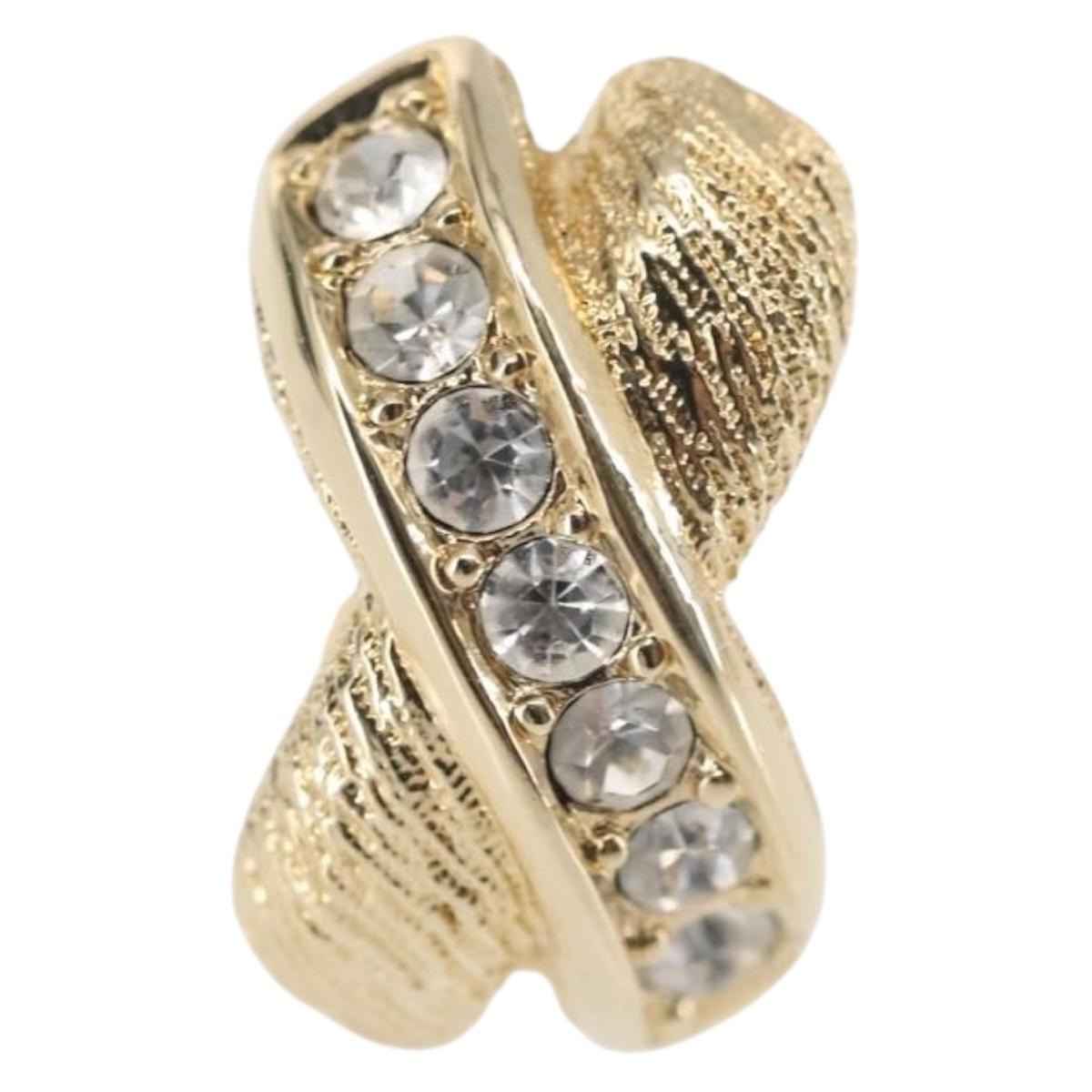 Christian Dior Earring metal Gold Auth 144696