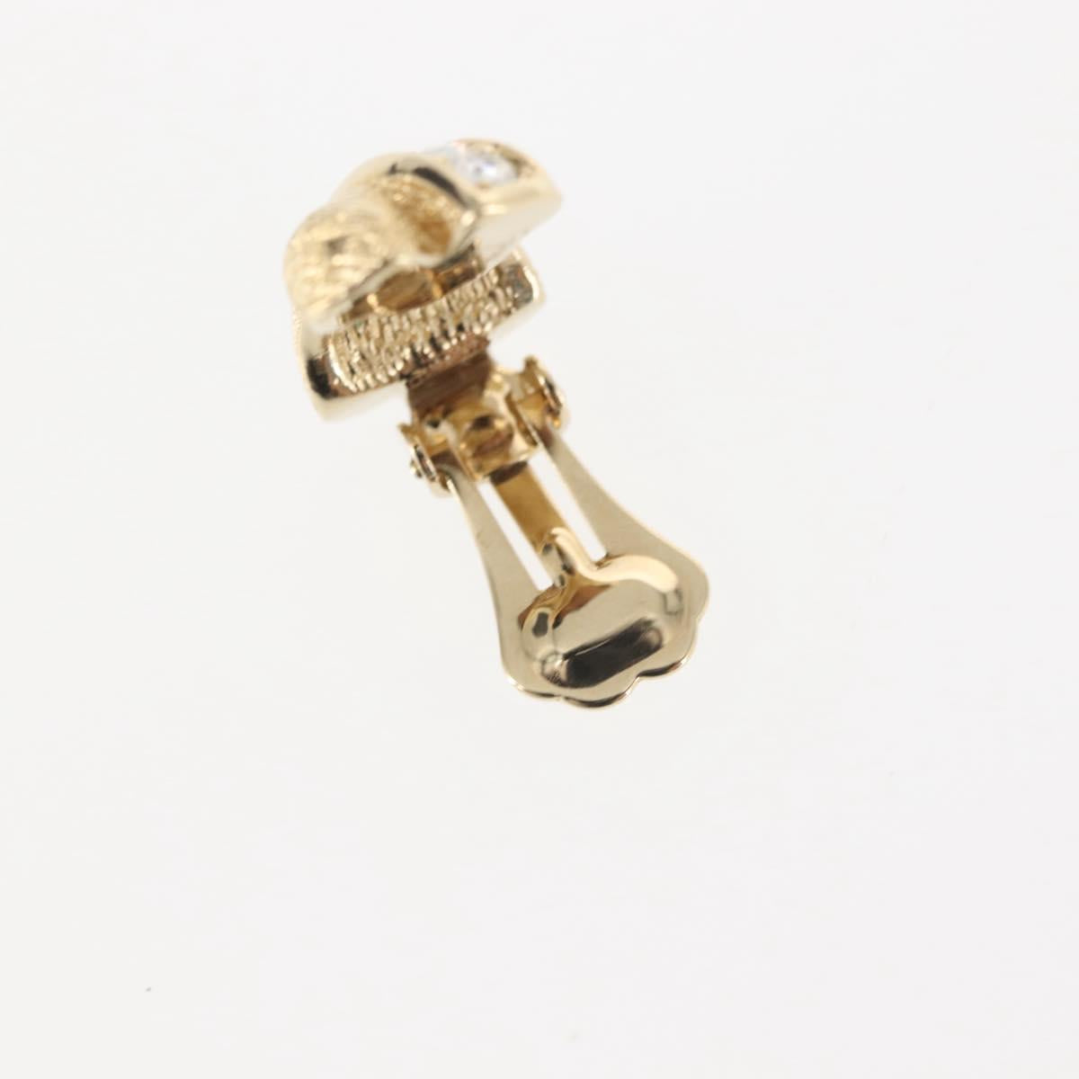 Christian Dior Earring metal Gold Auth 144696