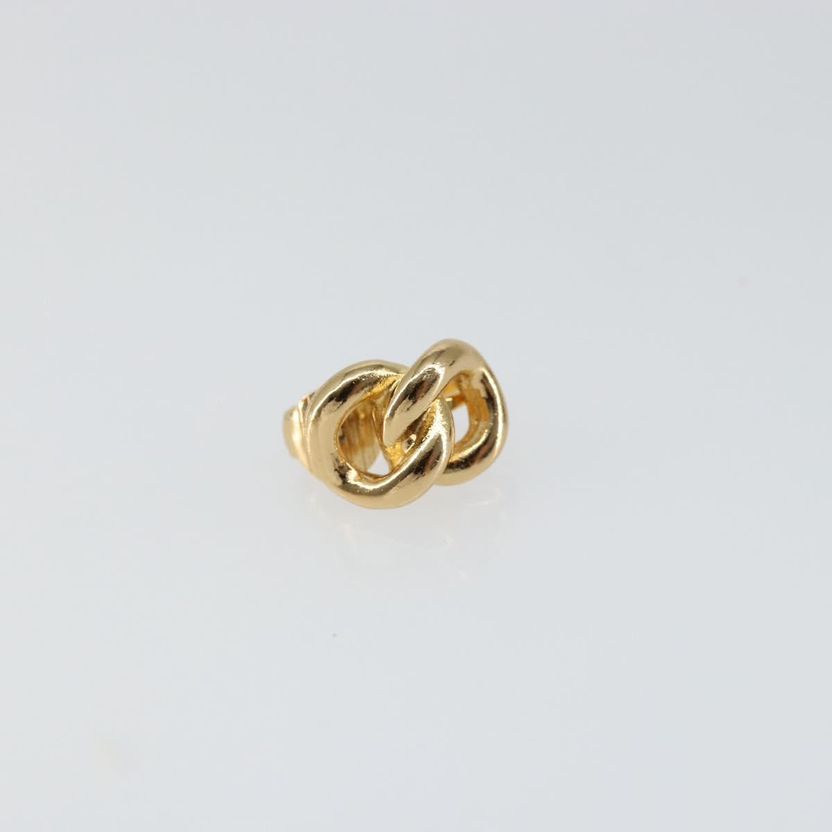 Christian Dior Earring metal Gold Auth 144697