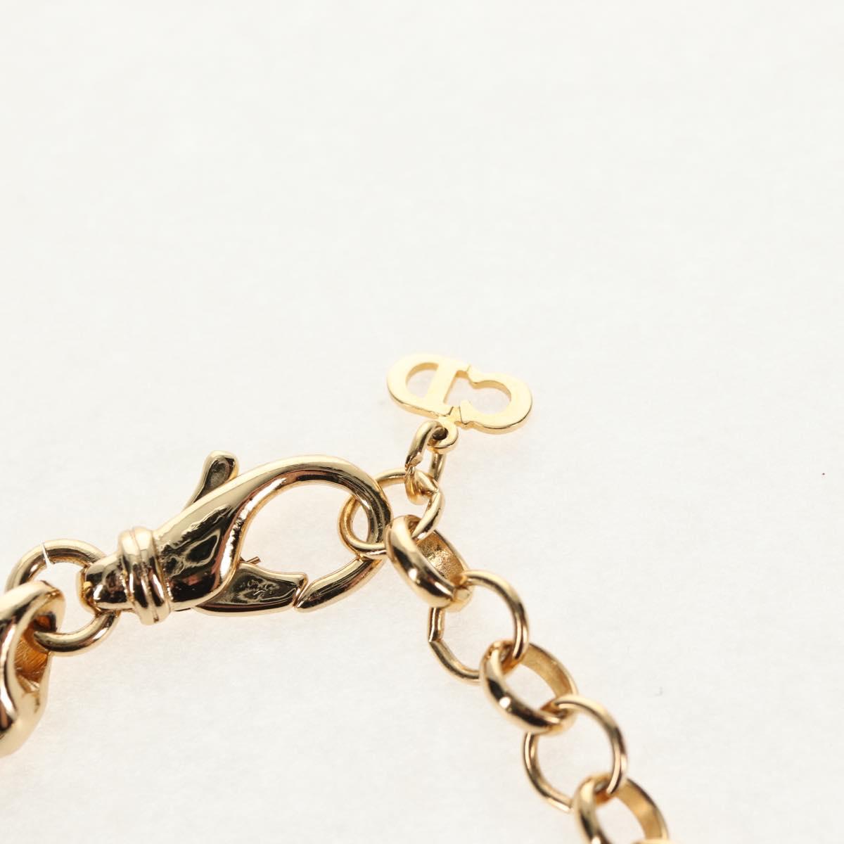 Christian Dior Necklace metal Gold Auth 144702V