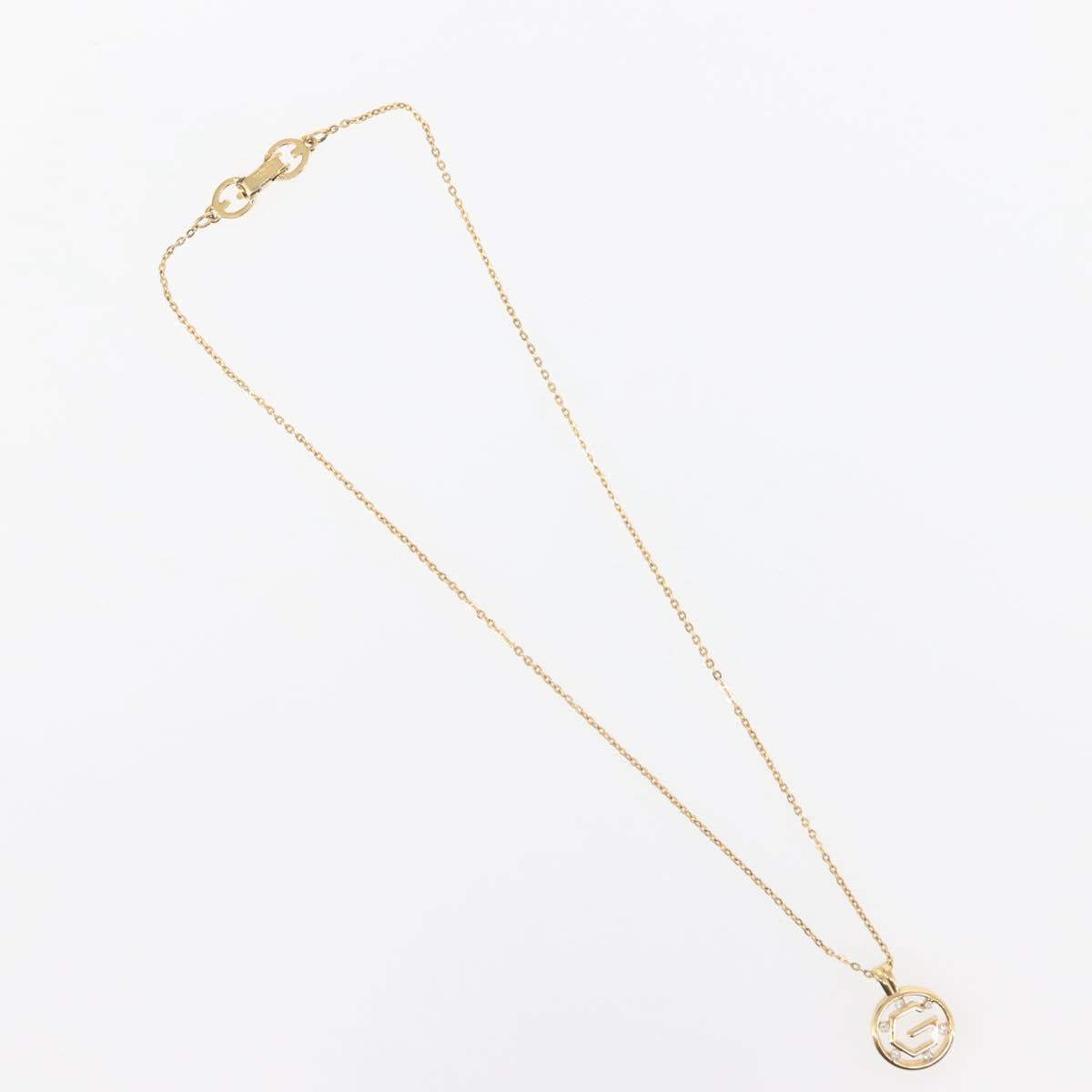 GIVENCHY Necklace metal Gold Auth 144703