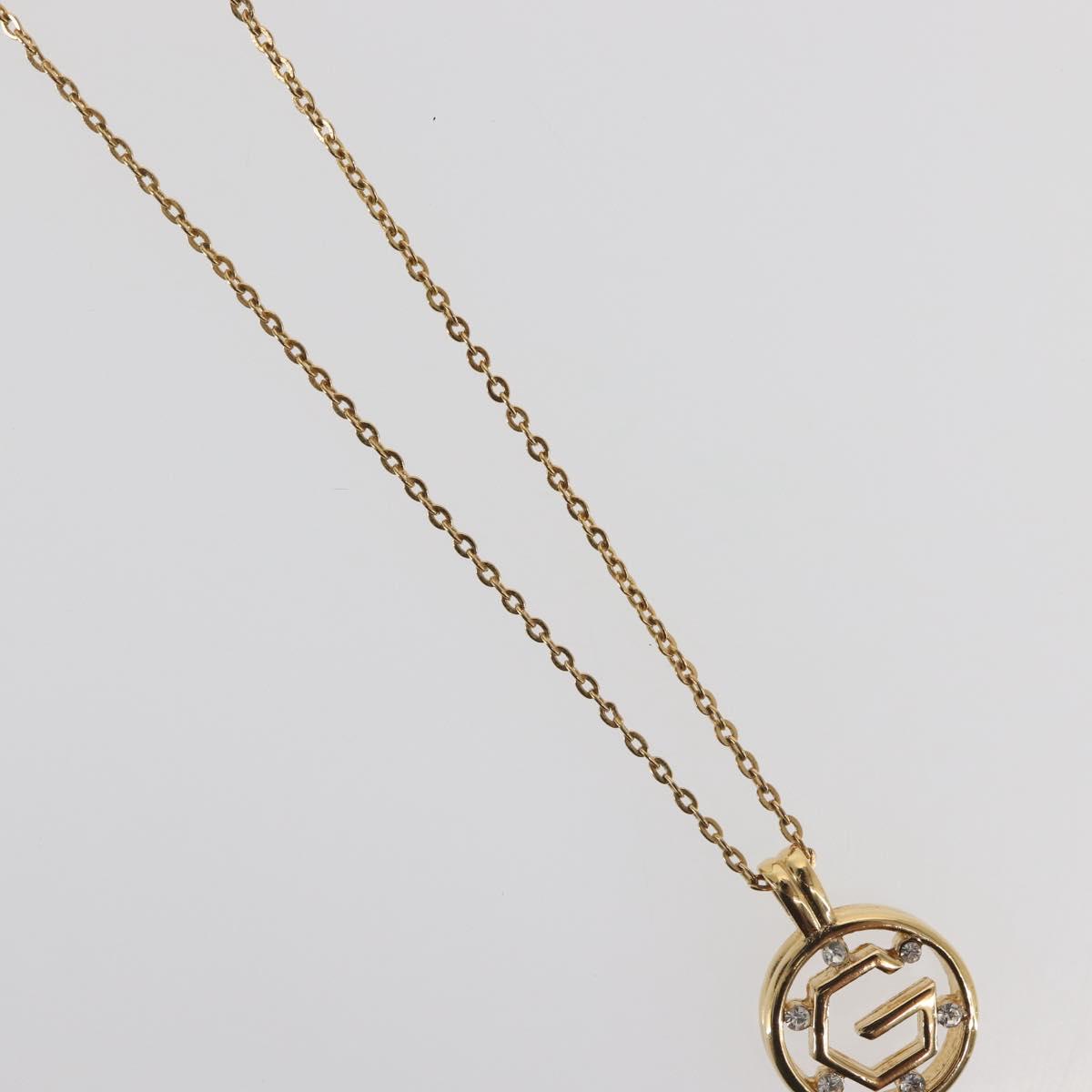 GIVENCHY Necklace metal Gold Auth 144703