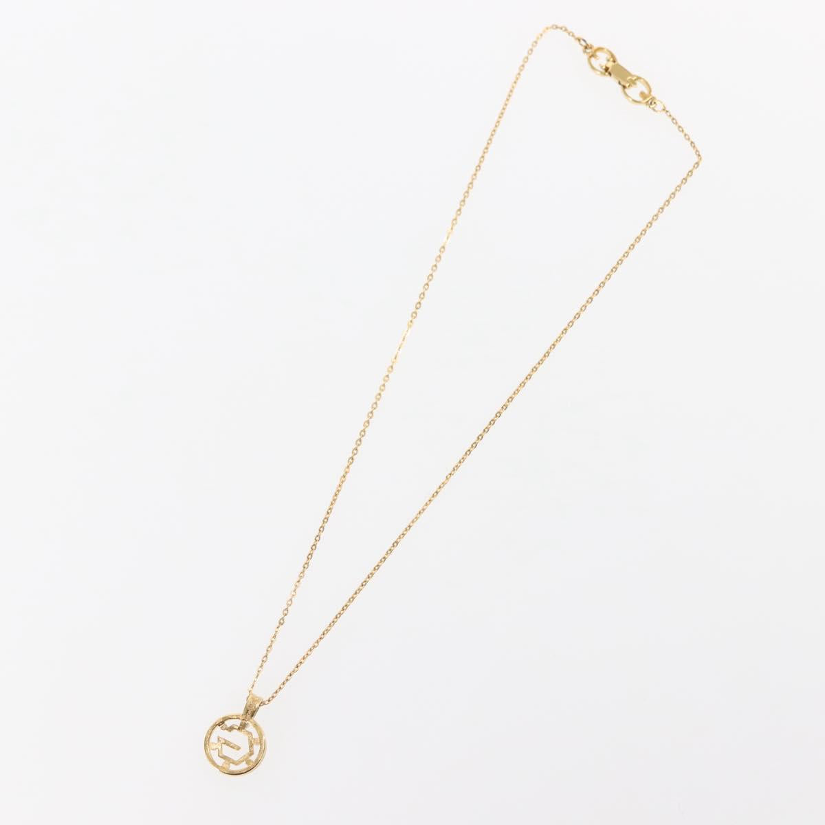 GIVENCHY Necklace metal Gold Auth 144703