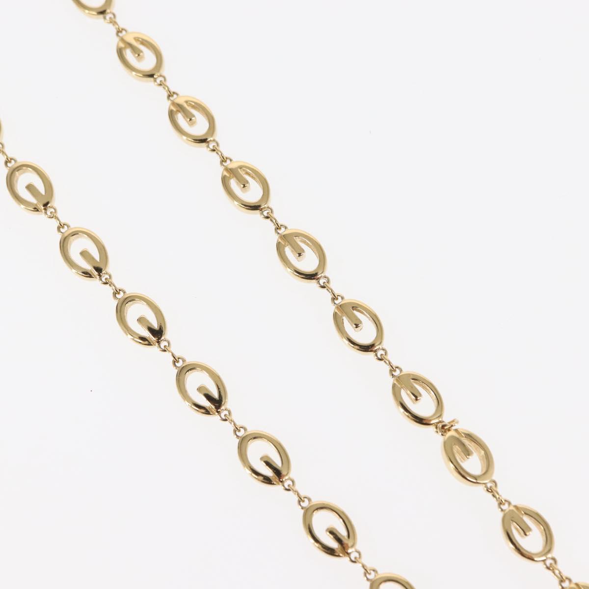 GIVENCHY Necklace metal Gold Auth 144704