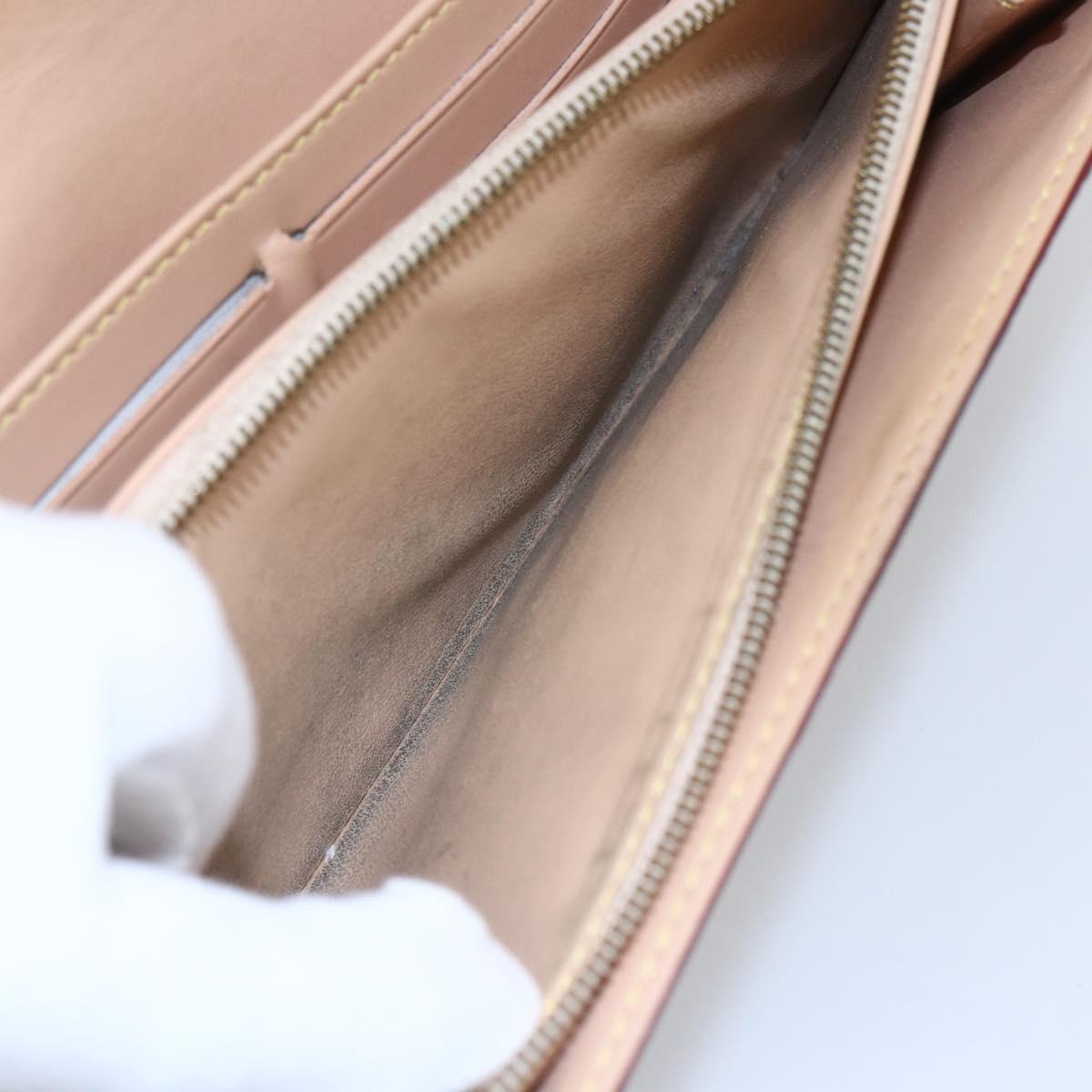 LOUIS VUITTON Multicolor Portefeiulle Sarah Wallet Black M60668 LV Auth 144715