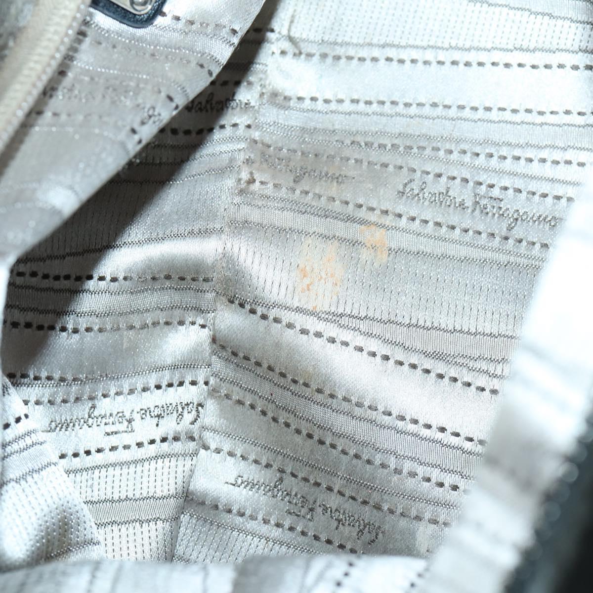 CELINE Fendi Ferragamo C Macadam Canvas Bag Nylon Leather 5 Set Black Auth 144725