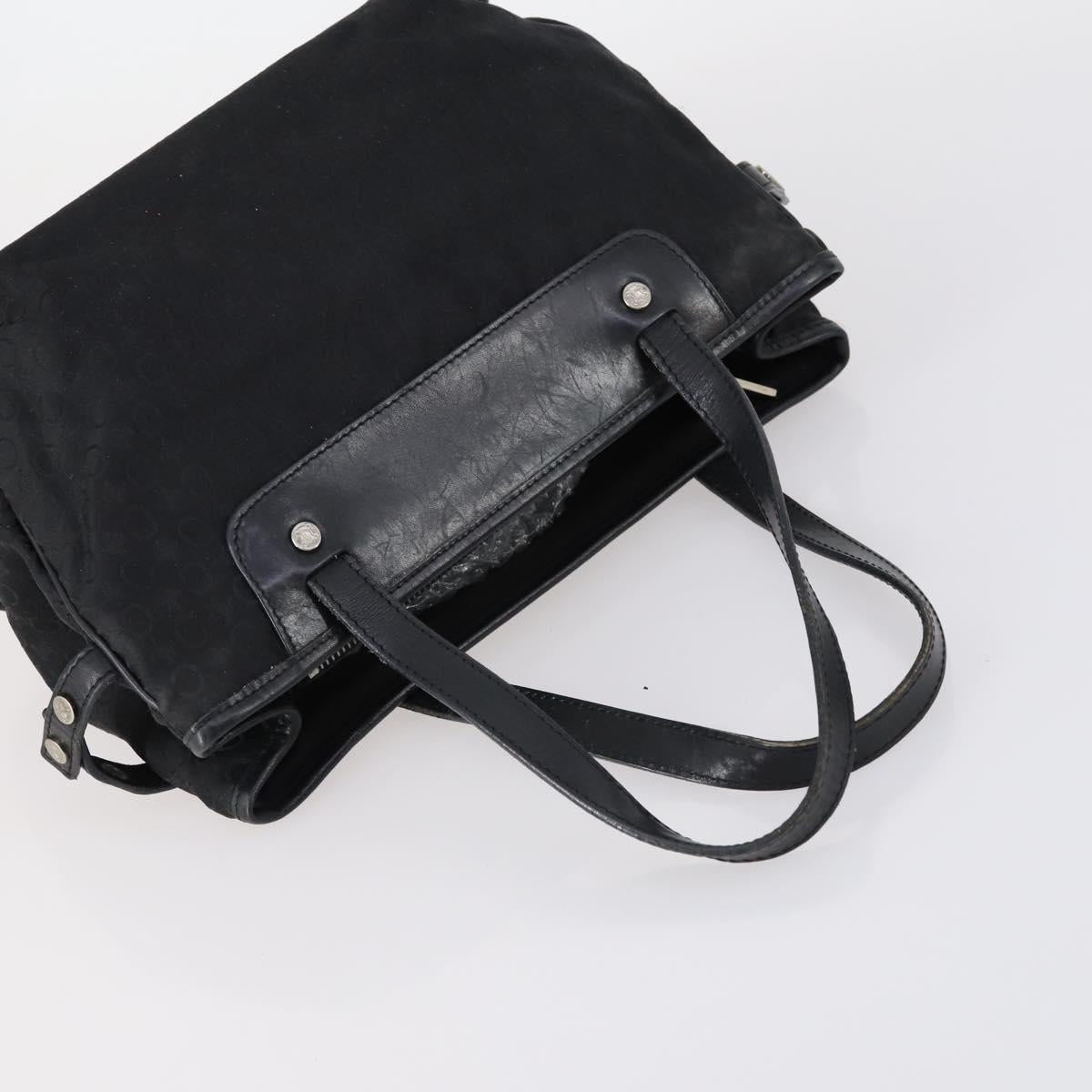 CELINE Fendi Ferragamo C Macadam Canvas Bag Nylon Leather 5 Set Black Auth 144725