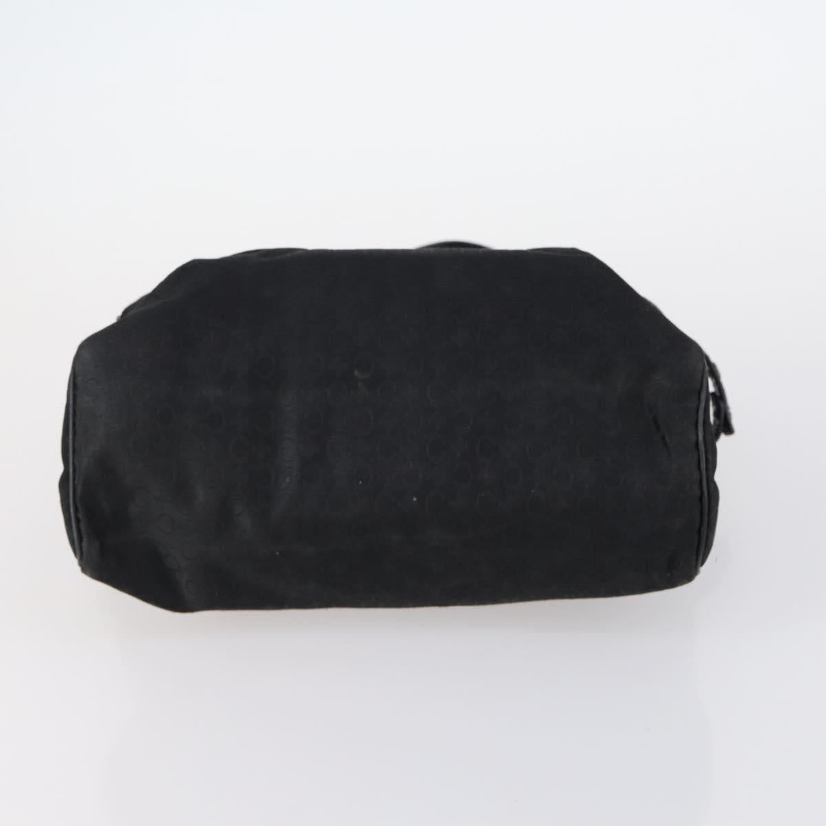 CELINE Fendi Ferragamo C Macadam Canvas Bag Nylon Leather 5 Set Black Auth 144725