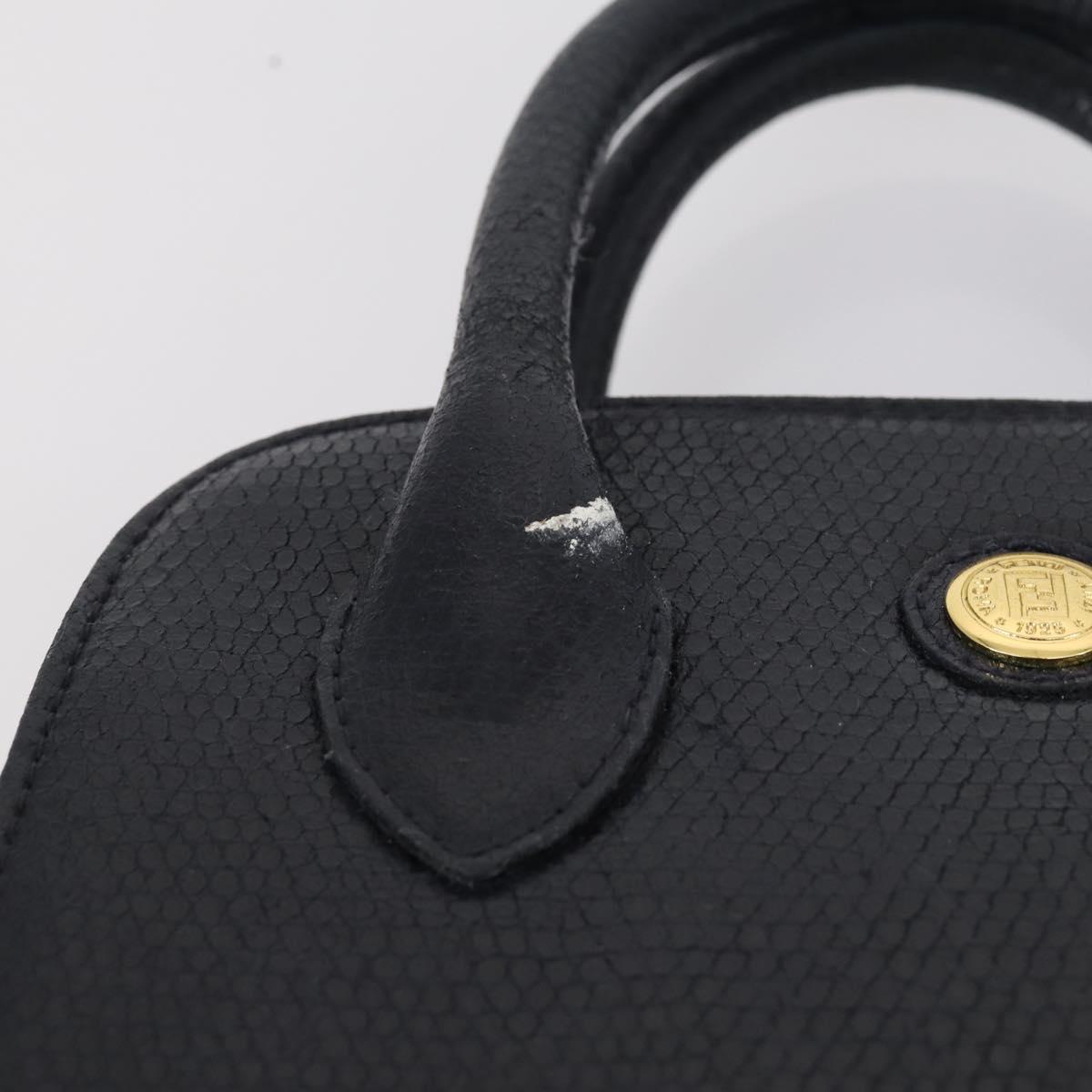 CELINE Fendi Ferragamo C Macadam Canvas Bag Nylon Leather 5 Set Black Auth 144725