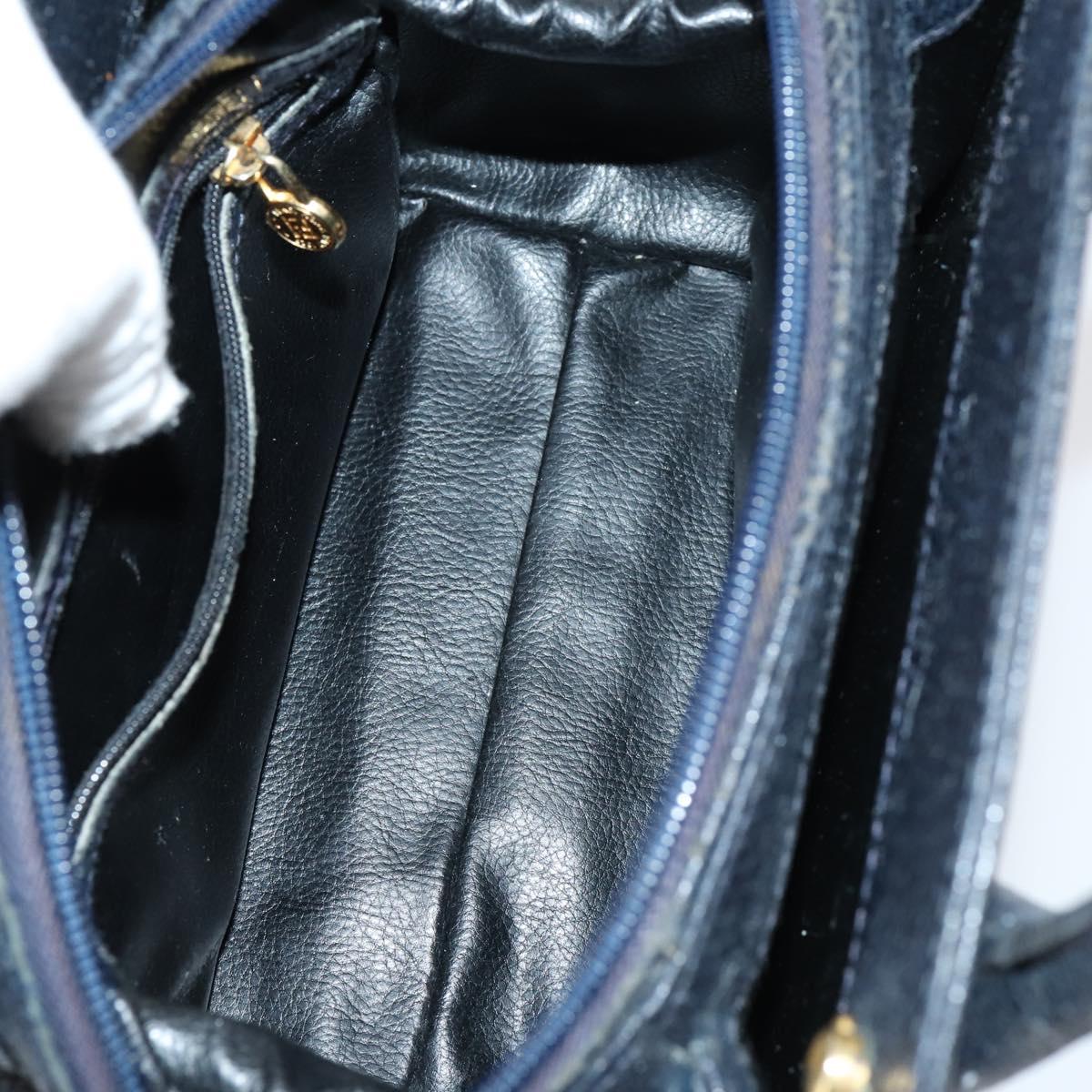 CELINE Fendi Ferragamo C Macadam Canvas Bag Nylon Leather 5 Set Black Auth 144725