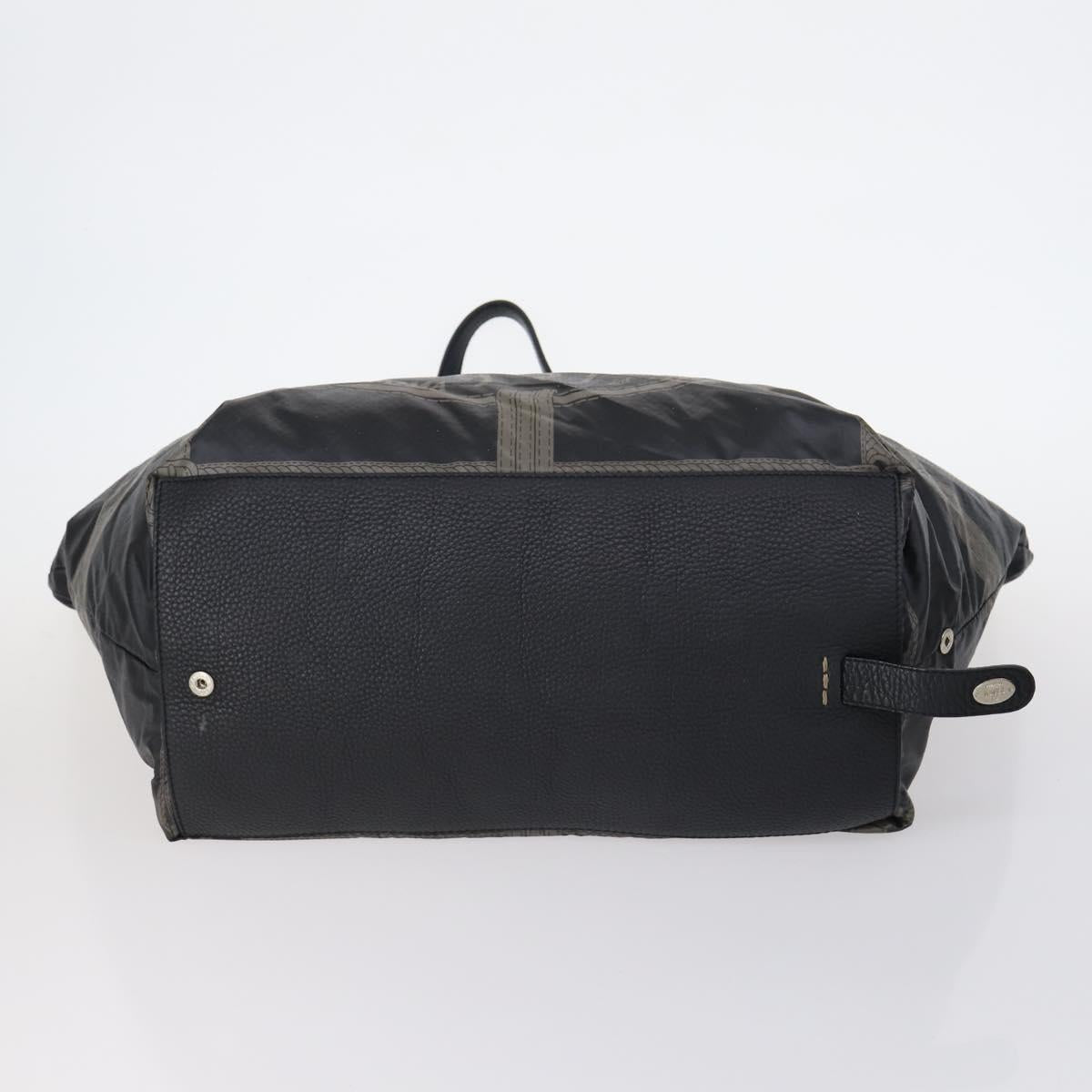 CELINE Fendi Ferragamo C Macadam Canvas Bag Nylon Leather 5 Set Black Auth 144725