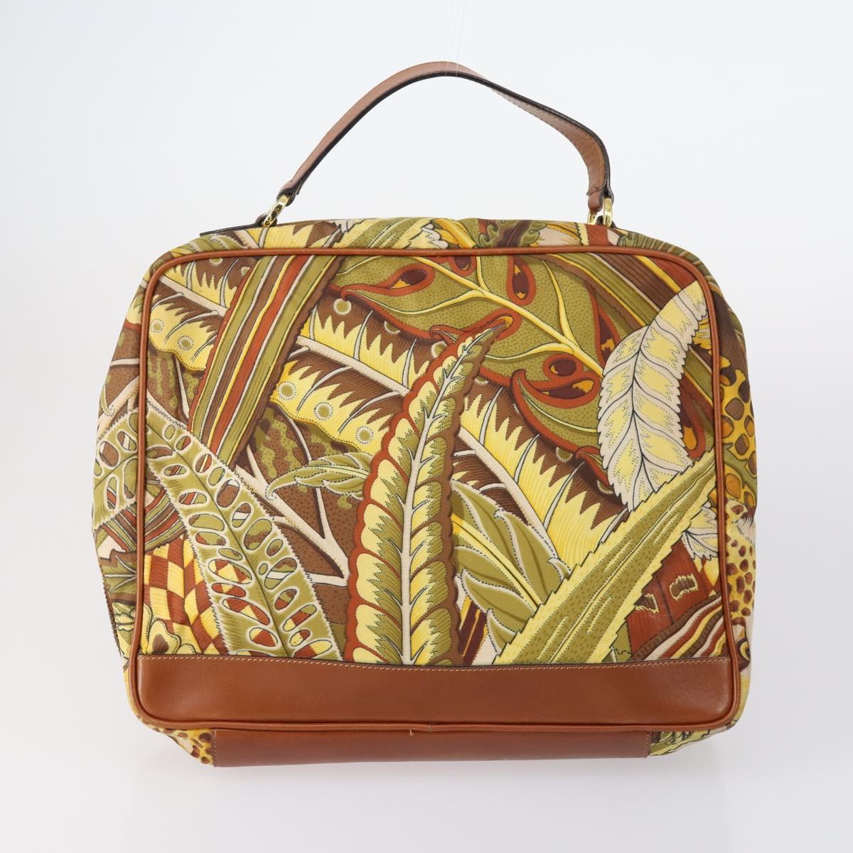 CELINE Fendi Ferragamo C Macadam Canvas Bag Nylon Leather 5 Set Black Auth 144725