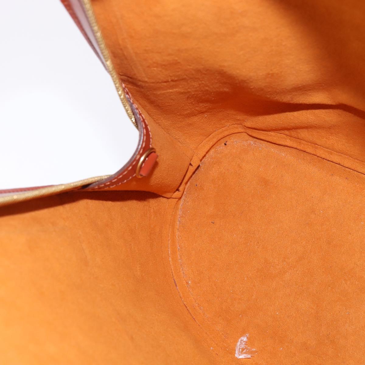 LOUIS VUITTON Epi Coblanc Shoulder Bag Brown M52293 LV Auth 144761