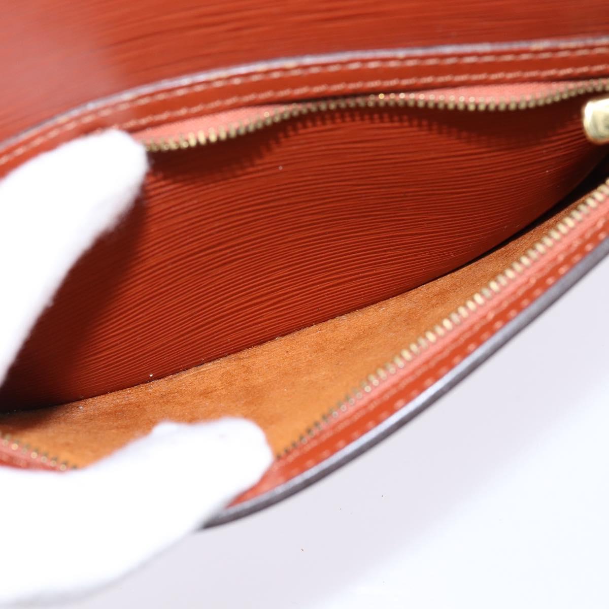 LOUIS VUITTON Epi Coblanc Shoulder Bag Brown M52293 LV Auth 144761