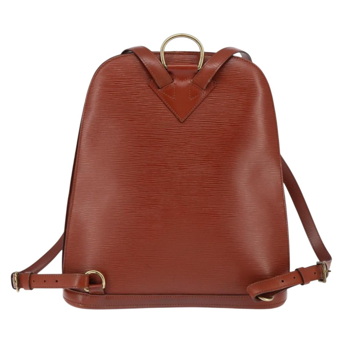 LOUIS VUITTON Epi Coblanc Shoulder Bag Brown M52293 LV Auth 144761