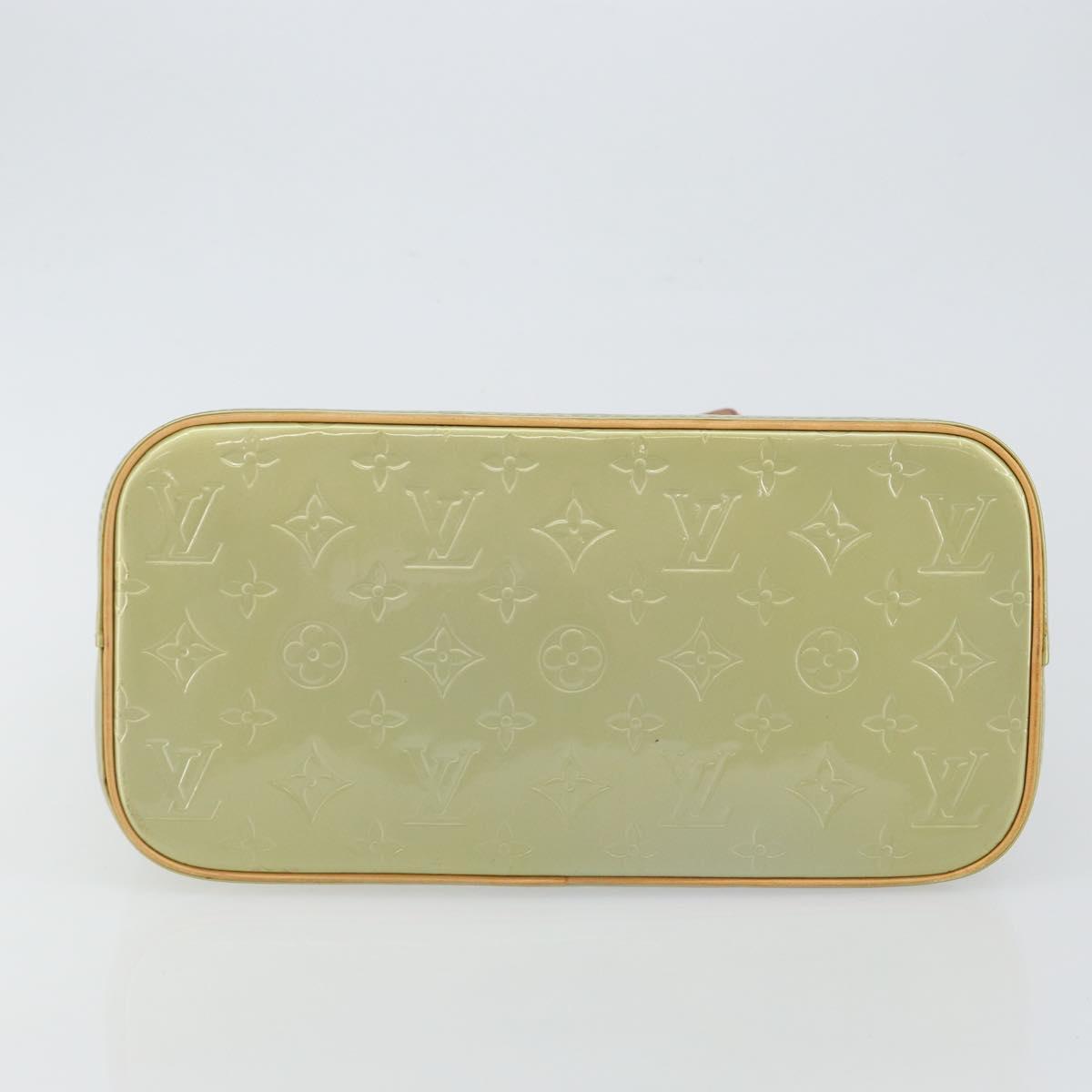 LOUIS VUITTON Monogram Vernis Houston Hand Bag Gris M91053 LV Auth 144763