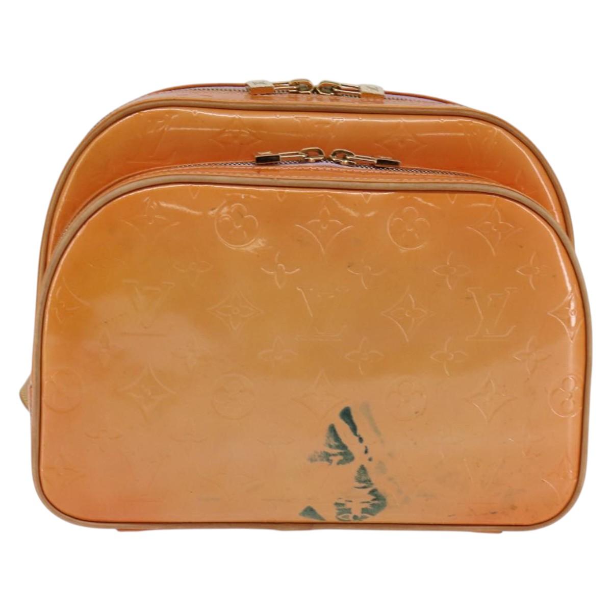 LOUIS VUITTON Vernis Marley Backpack Marshmallow Pink M91039 LV Auth 144764