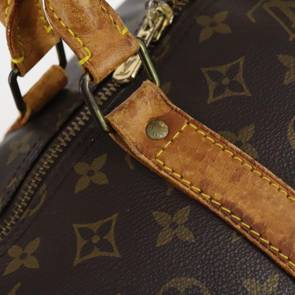 LOUIS VUITTON Monogram Keepall Bandouliere 60 Boston Bag M41412 LV Auth 144769
