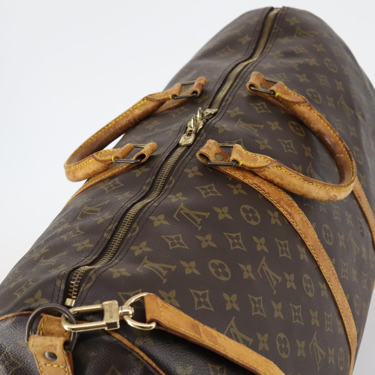 LOUIS VUITTON Monogram Keepall Bandouliere 60 Boston Bag M41412 LV Auth 144769