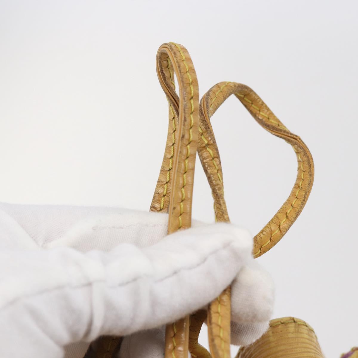 LOUIS VUITTON Epi Petit Noe Shoulder Bag Yellow M44109 LV Auth 144770