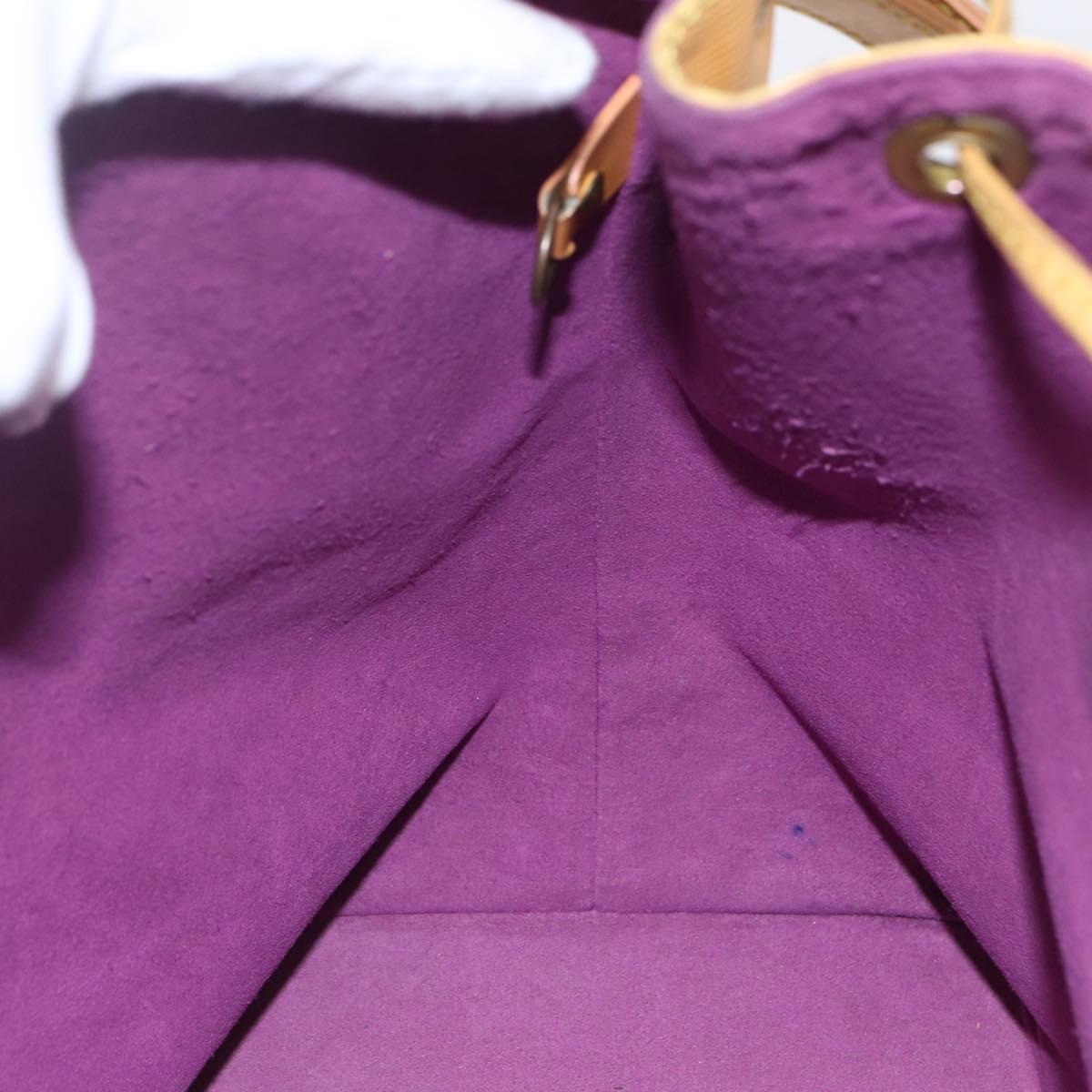 LOUIS VUITTON Epi Petit Noe Shoulder Bag Yellow M44109 LV Auth 144770