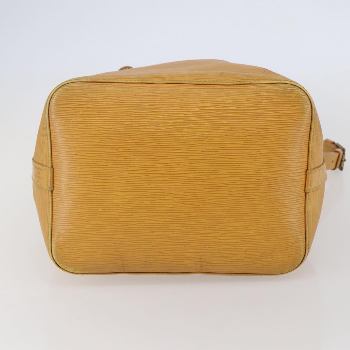 LOUIS VUITTON Epi Petit Noe Shoulder Bag Yellow M44109 LV Auth 144770