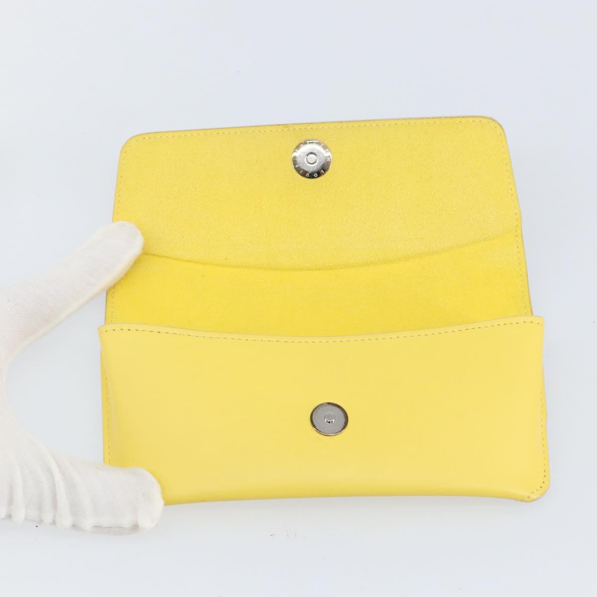 LOUIS VUITTON Damier Azur Etui Lunette Woody Glasses Case GI0388 LV Auth 144773