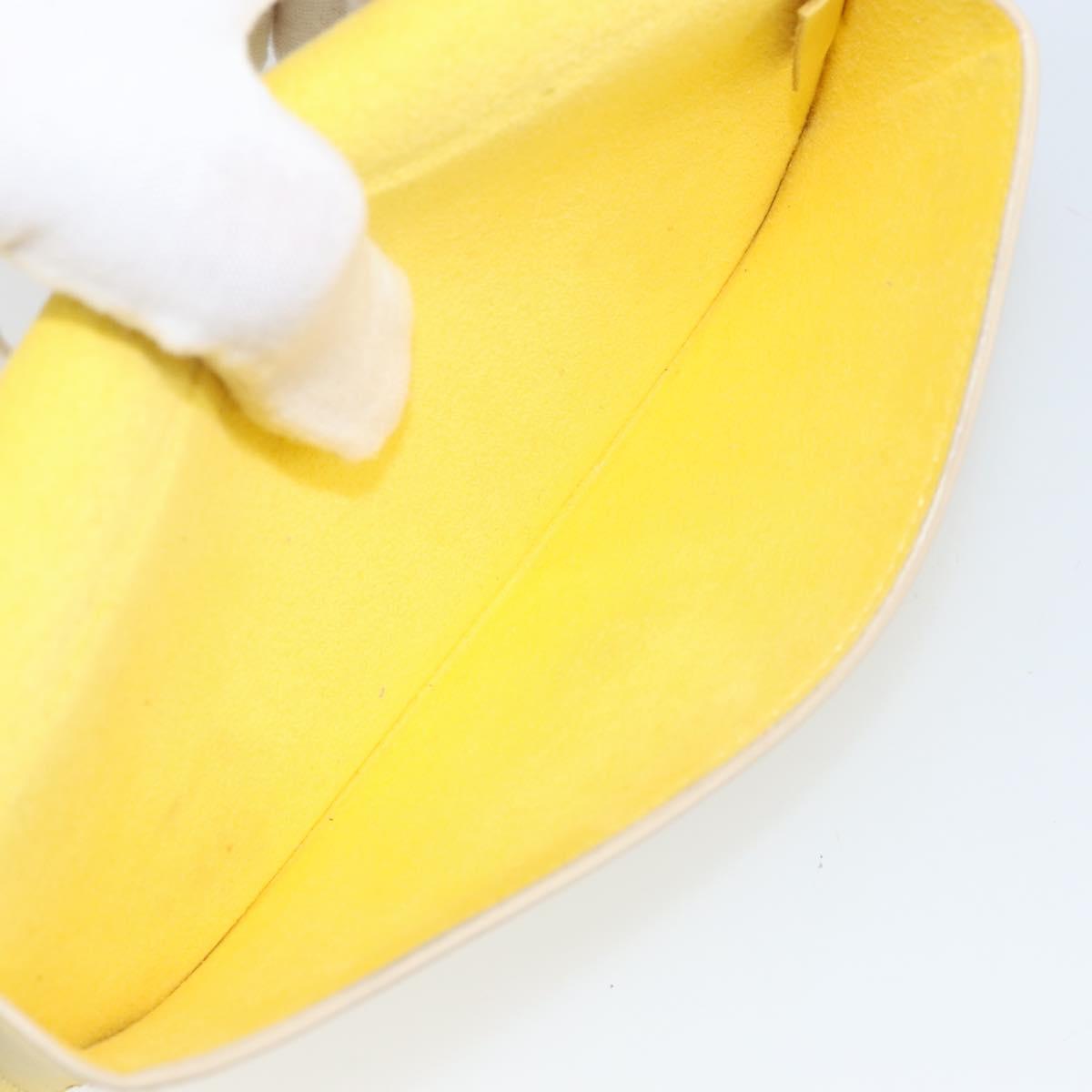 LOUIS VUITTON Damier Azur Etui Lunette Woody Glasses Case GI0388 LV Auth 144773