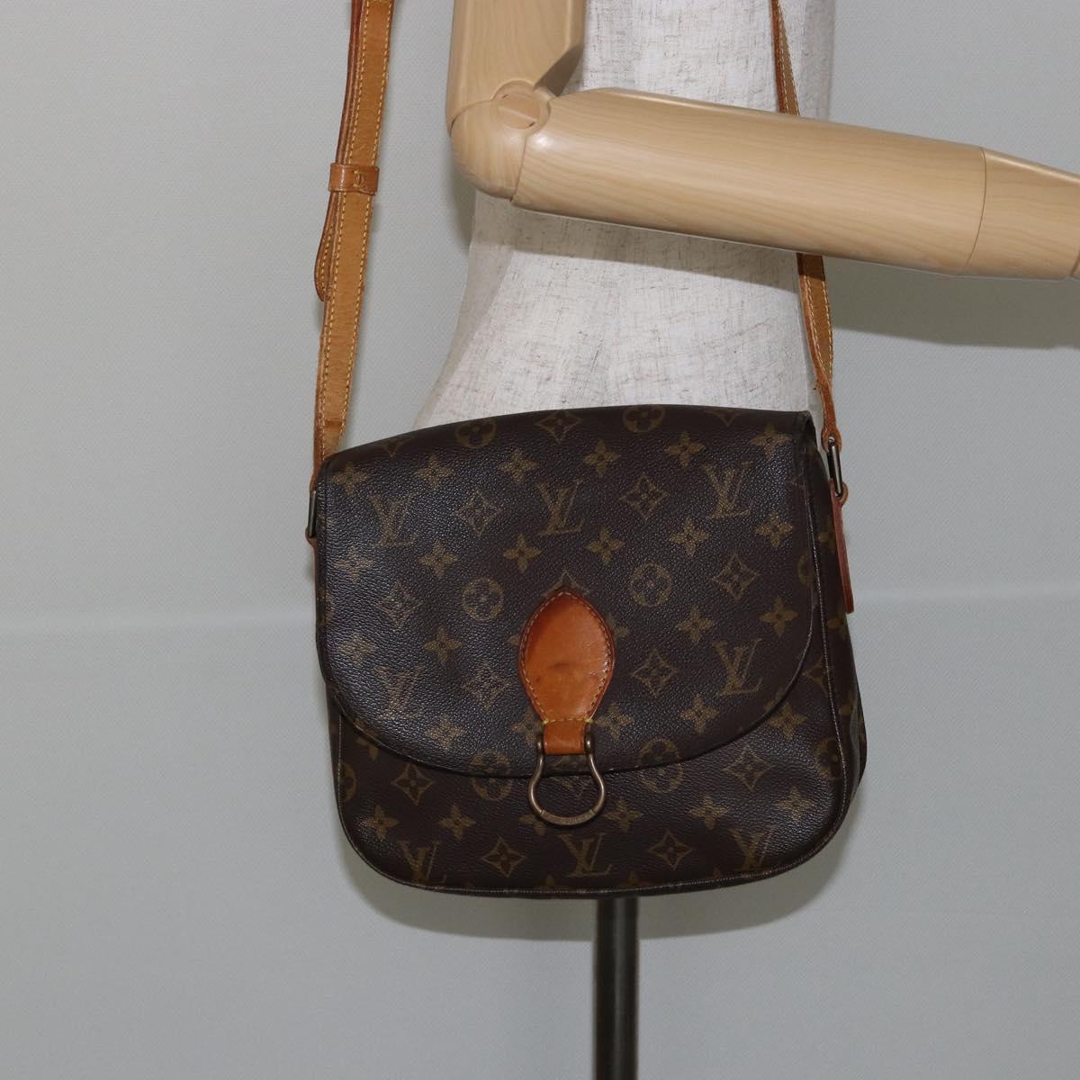 LOUIS VUITTON Monogram Saint Cloud GM Shoulder Bag M51242 LV Auth 144775