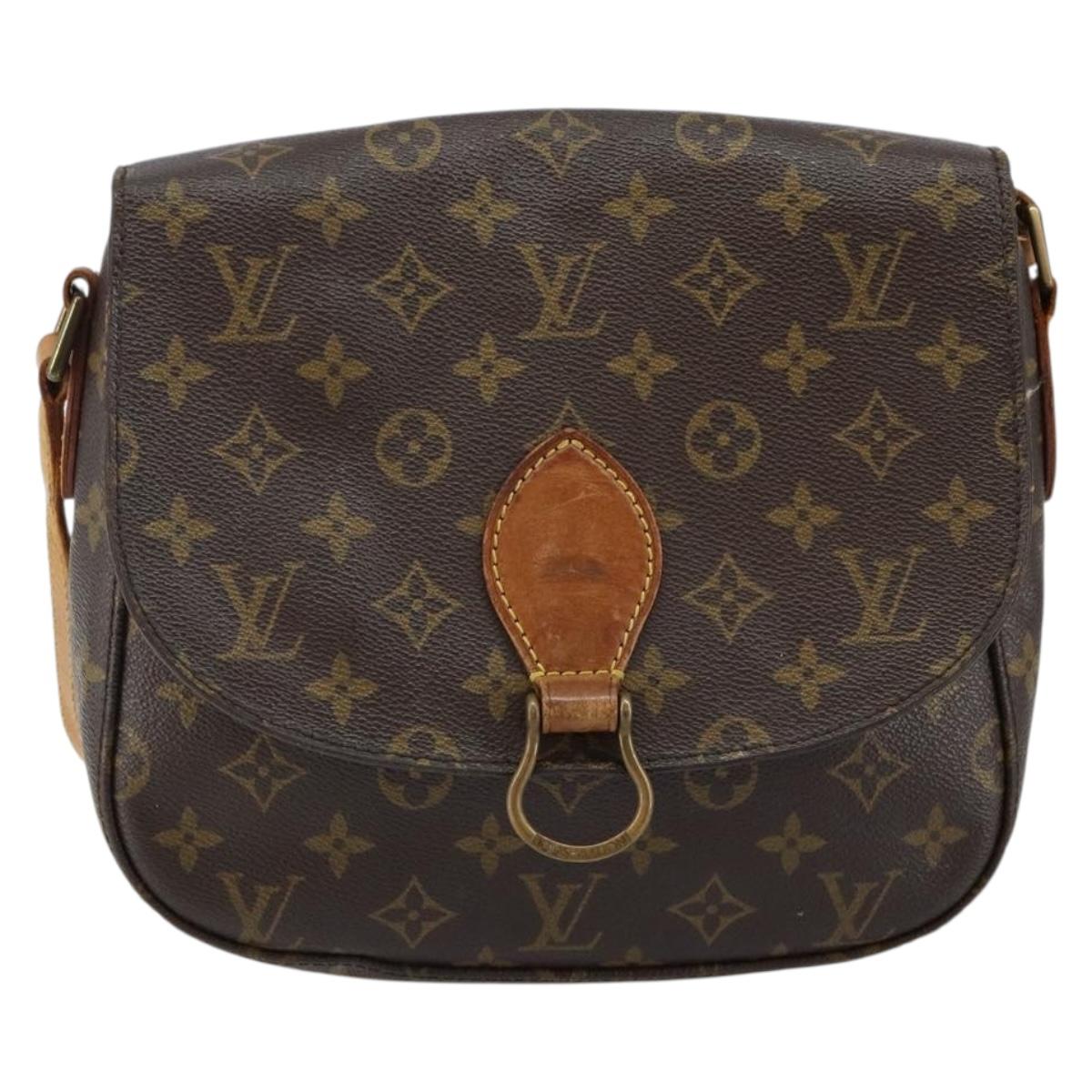 LOUIS VUITTON Monogram Saint Cloud GM Shoulder Bag M51242 LV Auth 144776