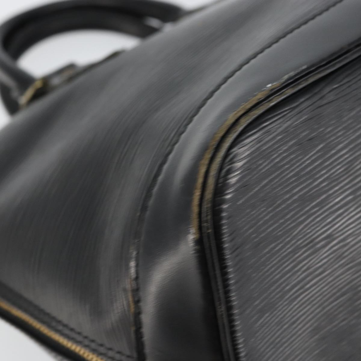LOUIS VUITTON Epi Alma Hand Bag Black M52142 LV Auth 144790