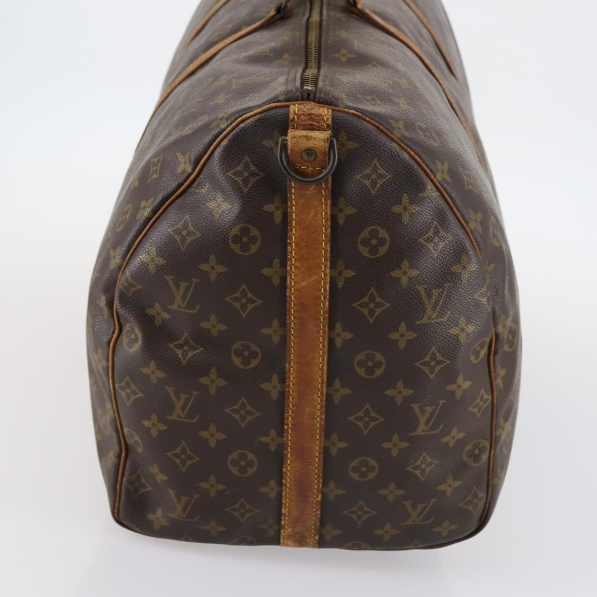 LOUIS VUITTON Monogram Keepall Bandouliere 60 Boston Bag M41412 LV Auth 144792