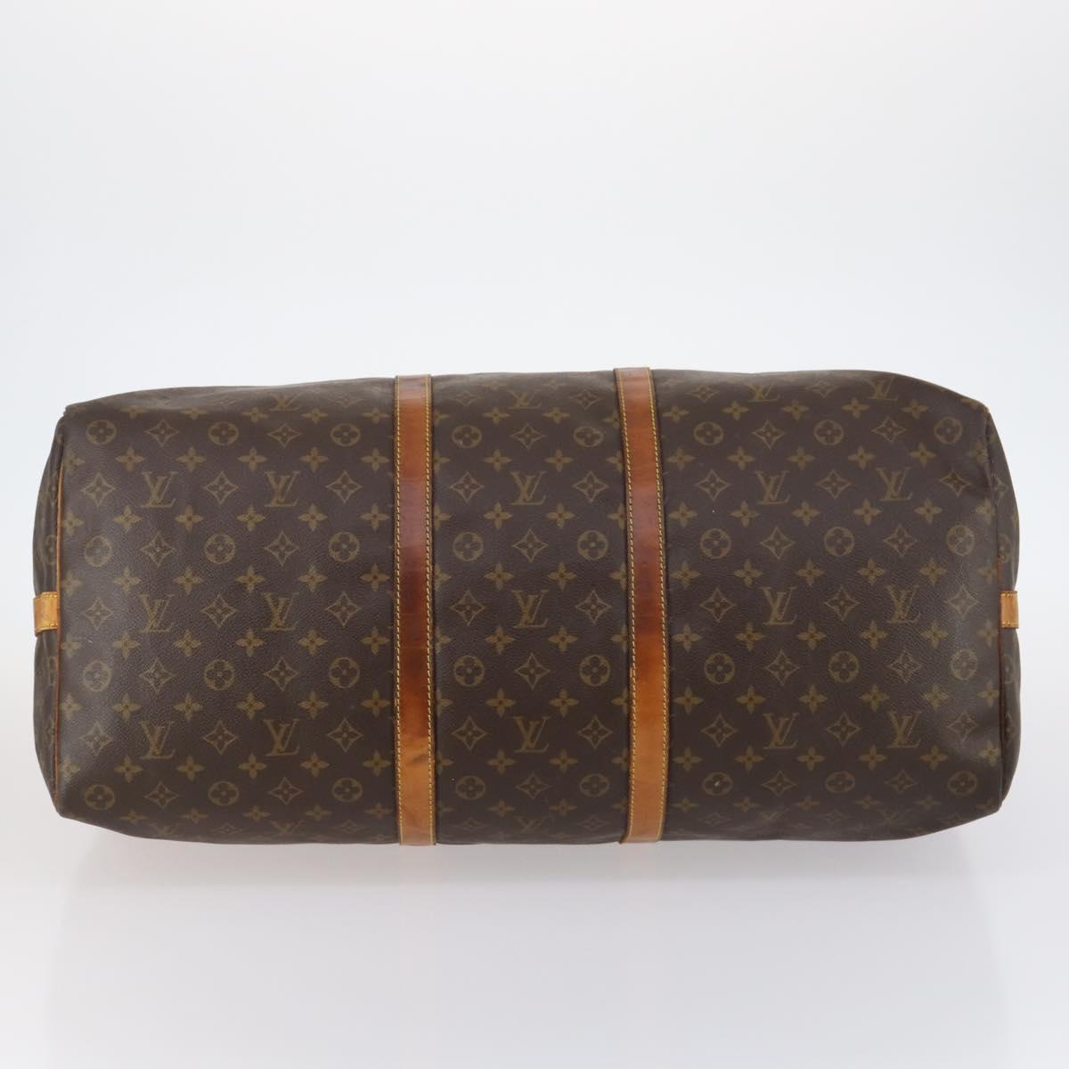 LOUIS VUITTON Monogram Keepall Bandouliere 60 Boston Bag M41412 LV Auth 144793